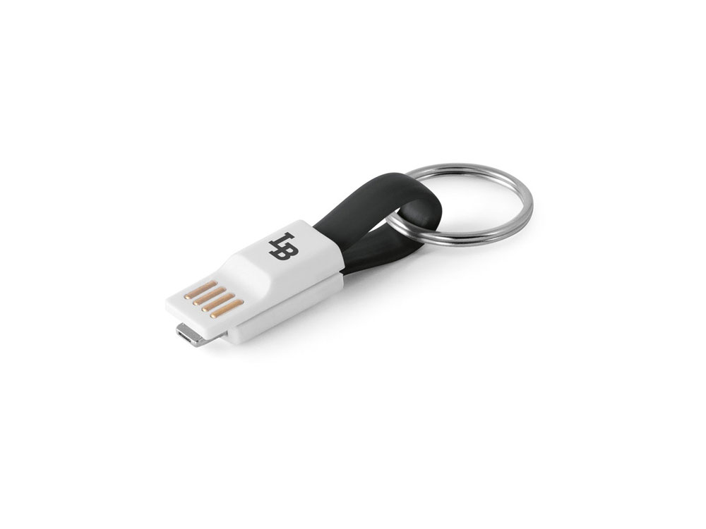 RIEMANN. USB-кабель с разъемом 2 в 1, Черный-1
