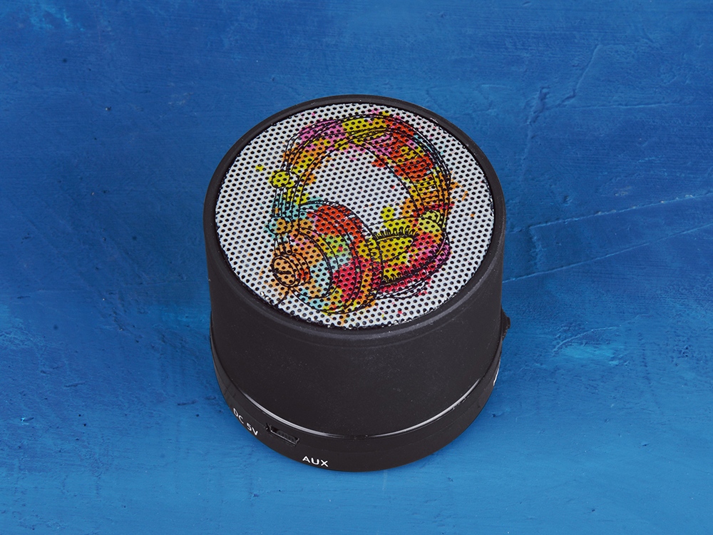 Беспроводная колонка "Ring" с функцией Bluetooth, красный-3