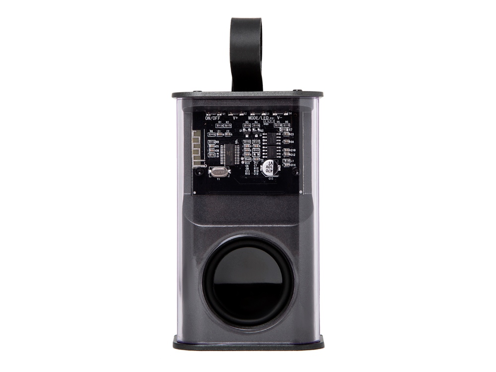 Колонка с RGB подсветкой "Sona", черный-1