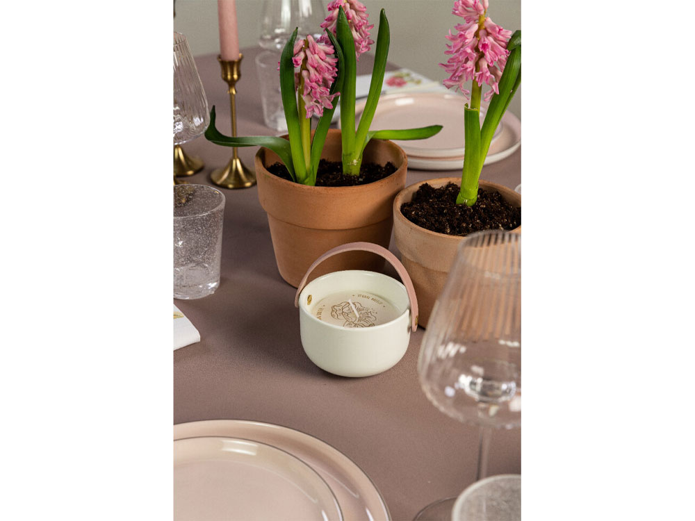 Свеча Valerie Concept с крышкой CNDL 5 PINK, белый/розовый (Р)-3