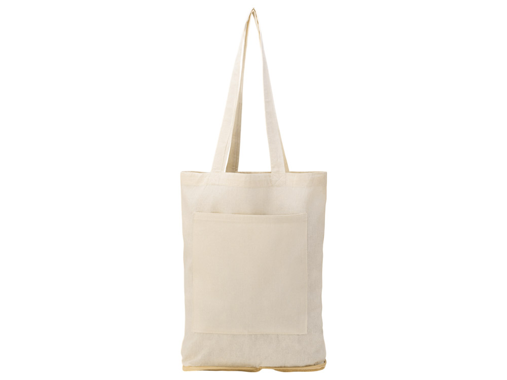Складная сумка Jute из джута и хлопка, натуральный-2