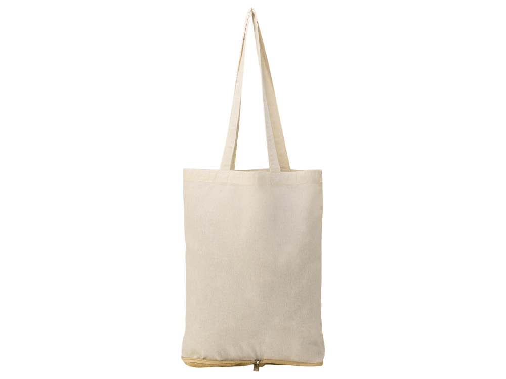 Складная сумка Jute из джута и хлопка, натуральный-4