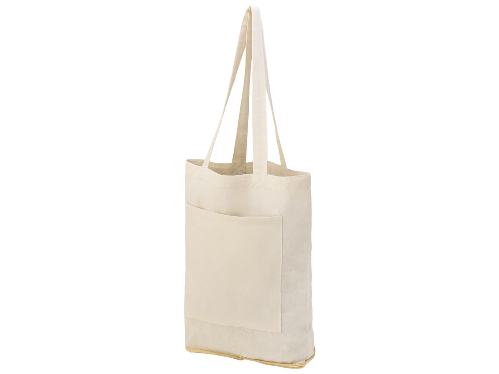 Складная сумка Jute из джута и хлопка, натуральный-5