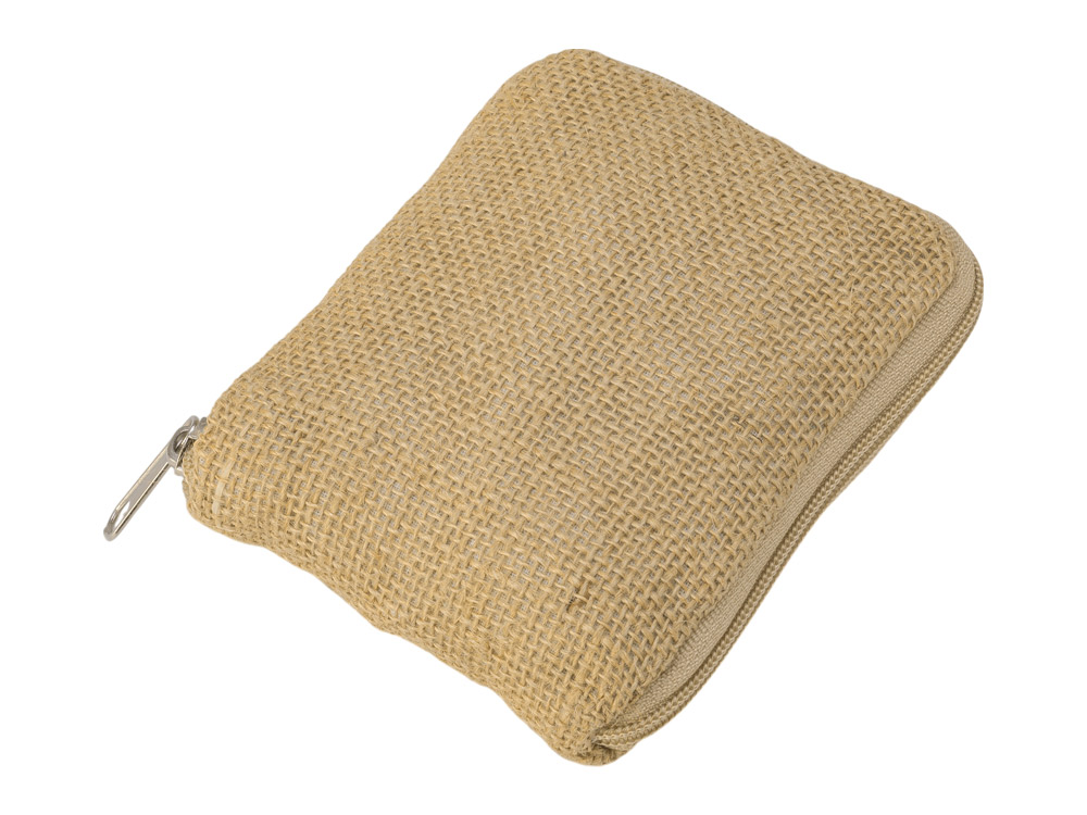 Складная сумка Jute из джута и хлопка, натуральный-10