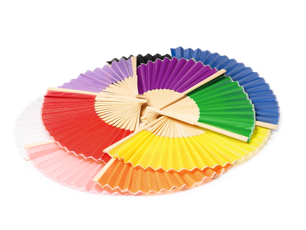 Веер LIDA, красный-4