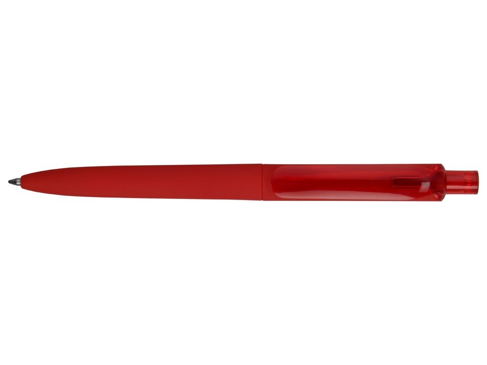 Ручка шариковая Prodir DS8 PRR "софт-тач", красный-5