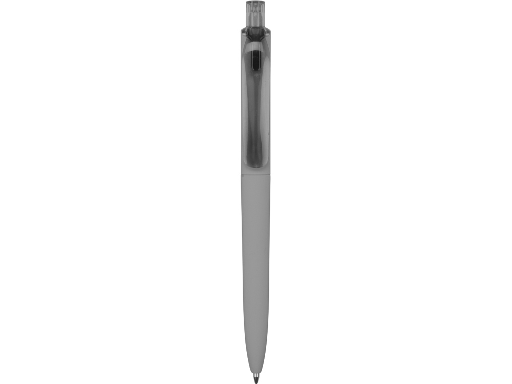 Ручка шариковая Prodir DS8 PRR "софт-тач", серый-2