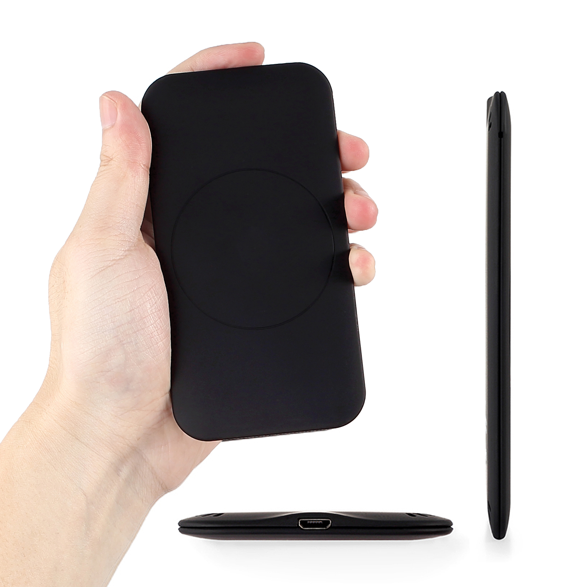Настольное беспроводное зарядное устройство "Slim SOFTTOUCH"-4
