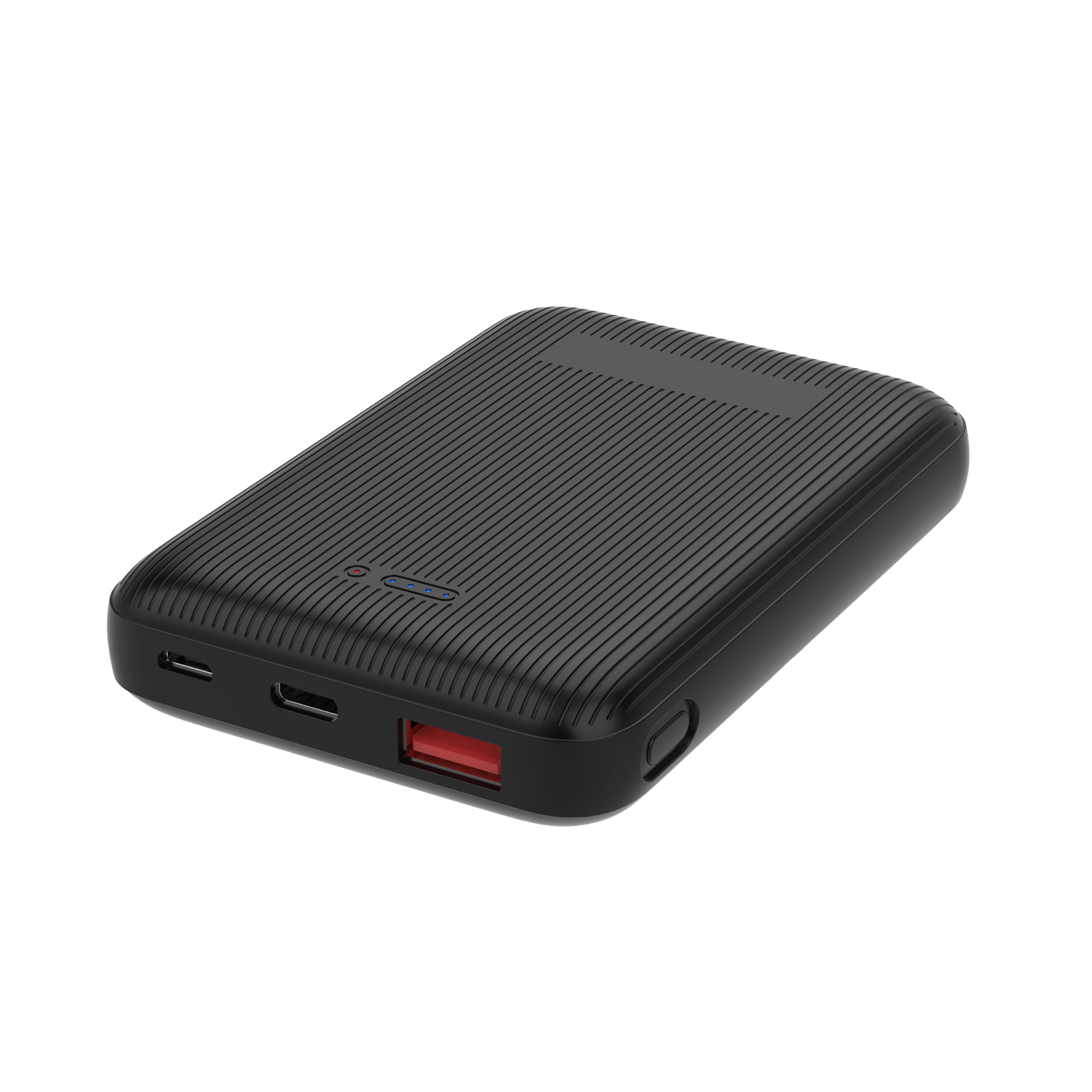 Беспроводное магнитное ЗУ "Forsage SOFTTOUCH", 8000 mAh с быстрой проводной (20W) и беспроводной (15W) зарядкой, покрытие soft touch-1