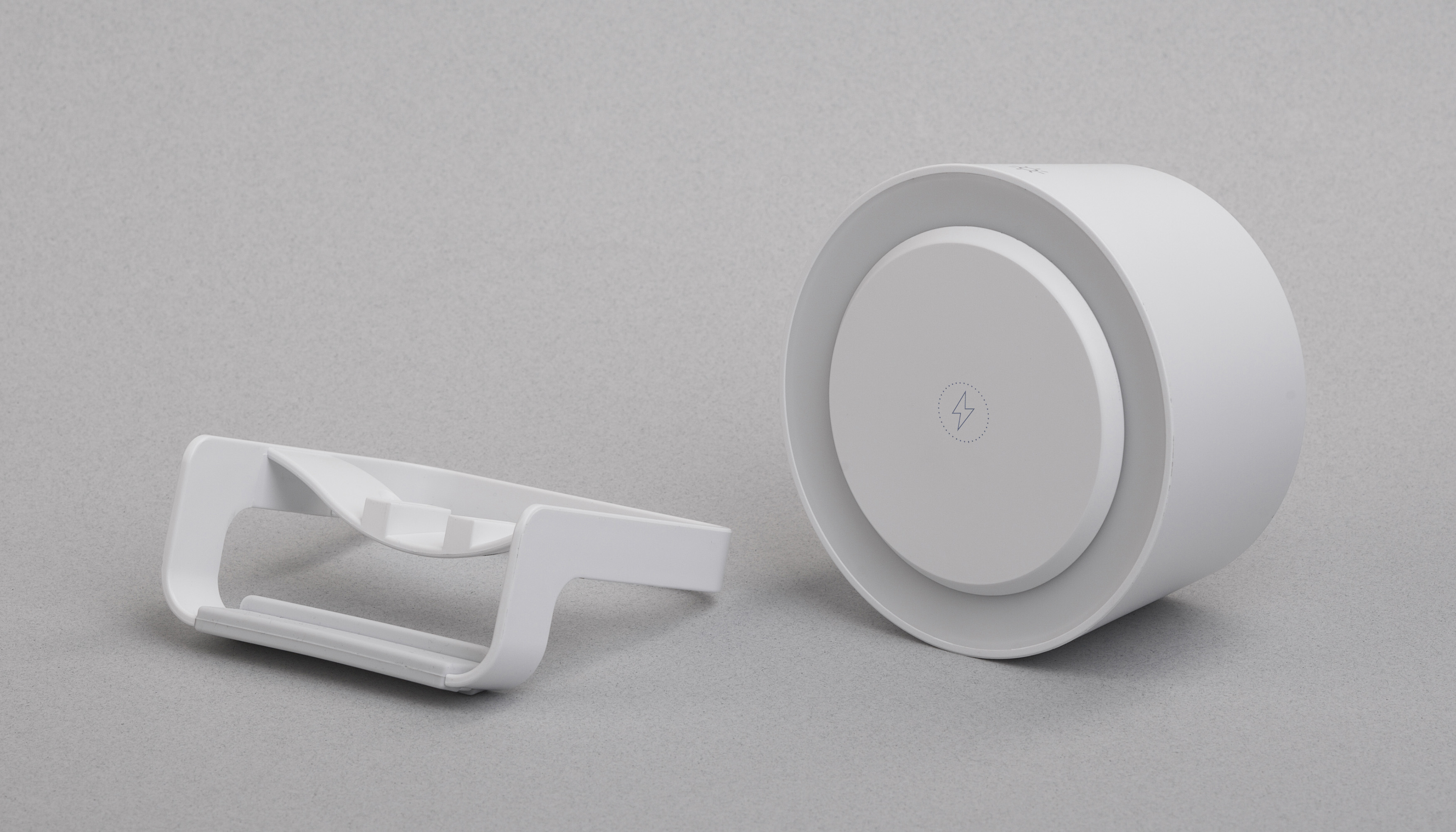 Bluetooth колонка-подставка "Smart Sound" с беспроводным (10W) зарядным устройством и лампой-6