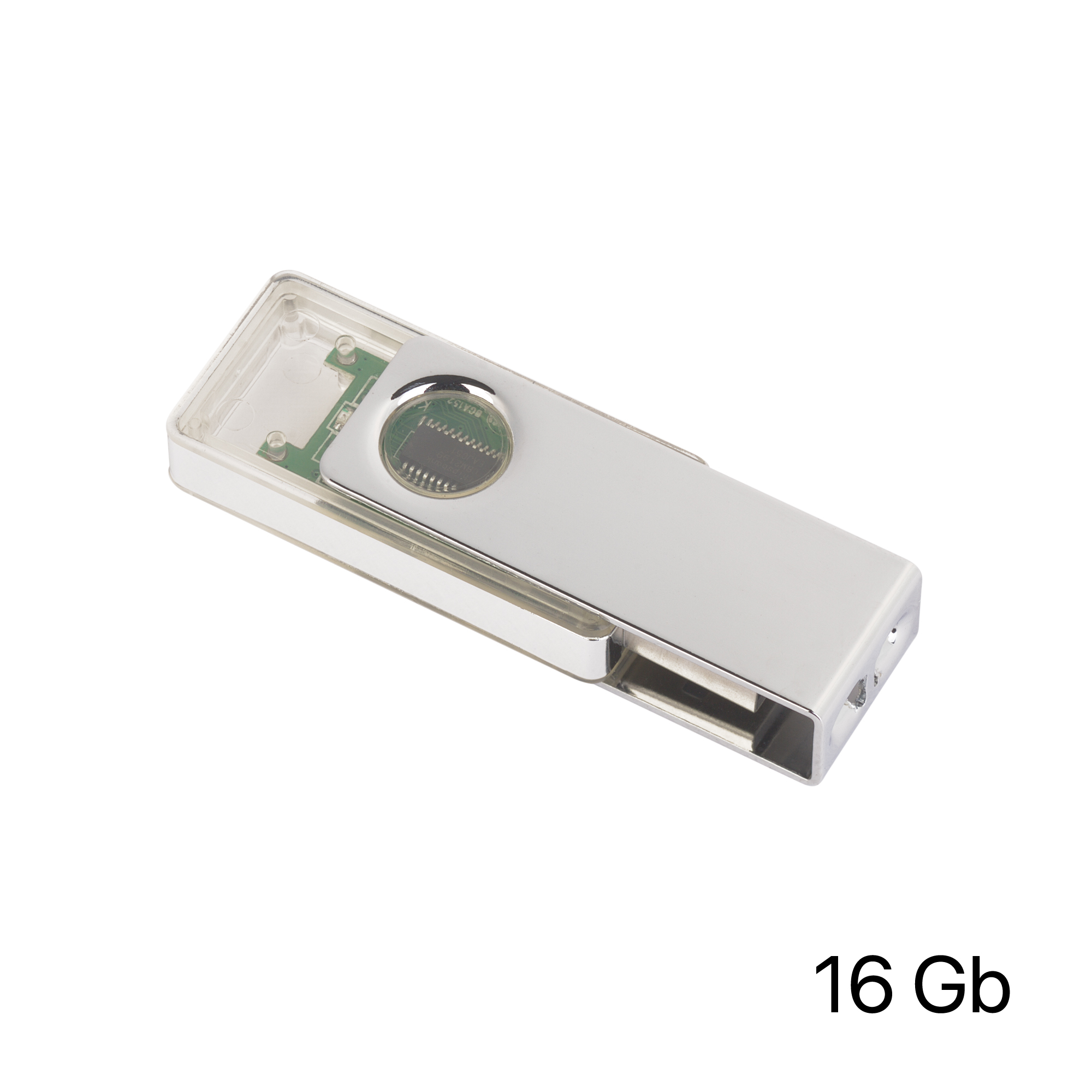 Флеш-карта TWISTA Transparent MS, 16Гб-1