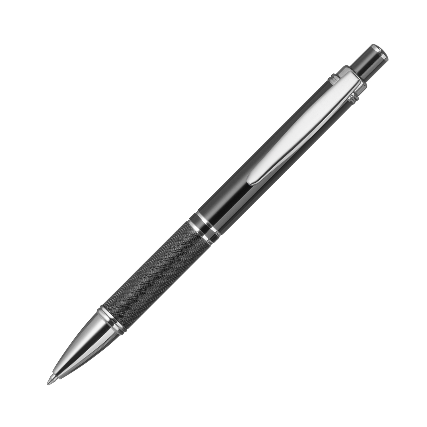 Шариковая ручка Крокус (Crocus), черная-1