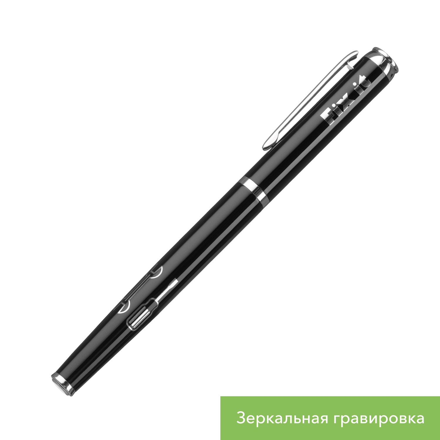 Ручка-роллер Соната (Sonata), черная-10