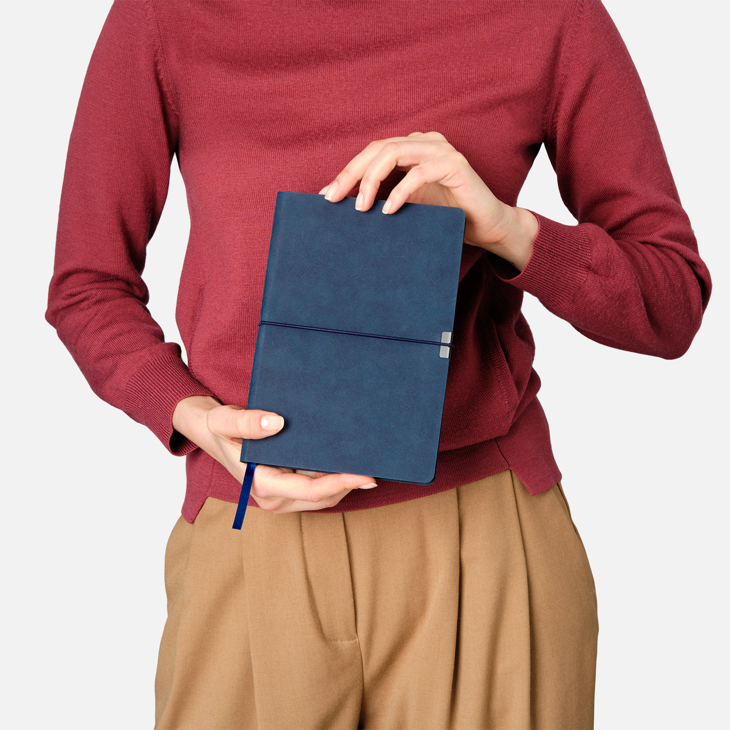 Ежедневник Ин Велюр (In Velour) недатированный, синий-11