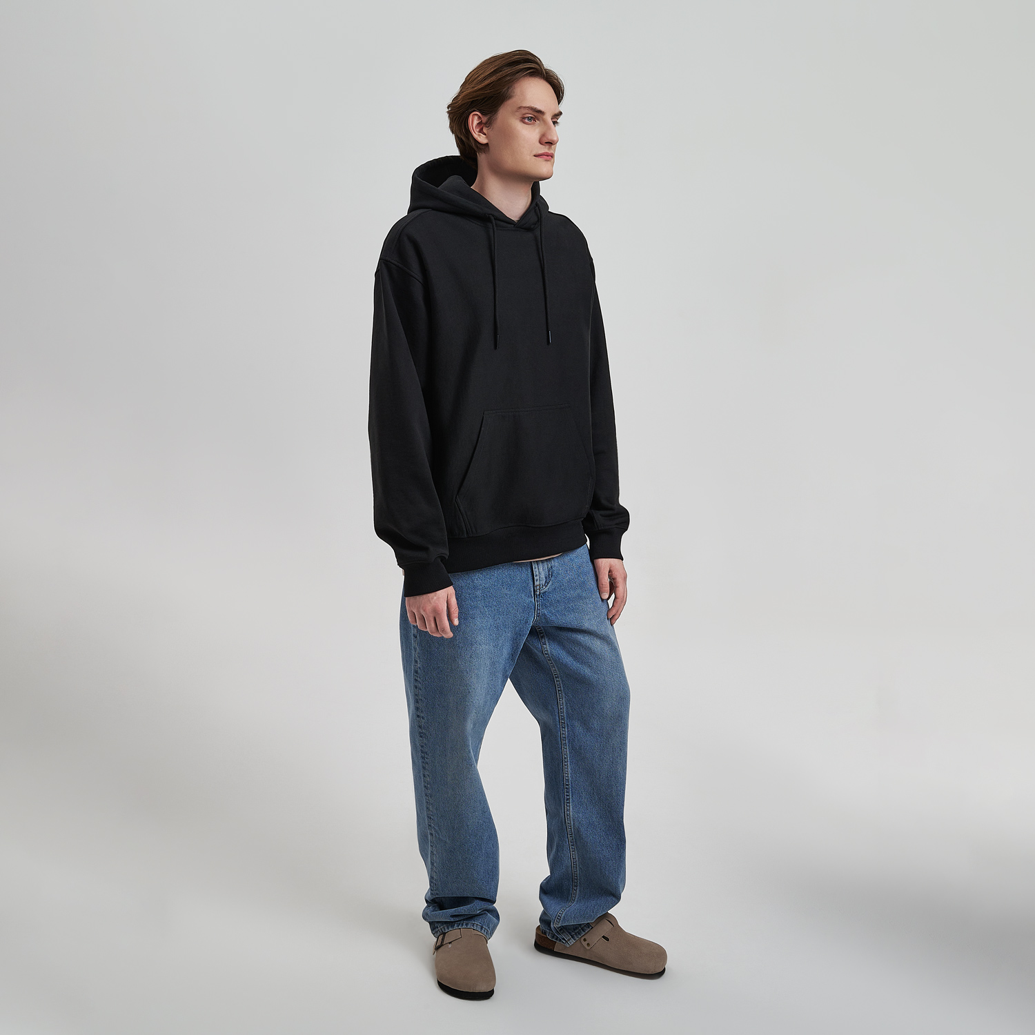 Худи релакс унисекс Адвенче (Adventure), черный, размер 3XL/4XL-1