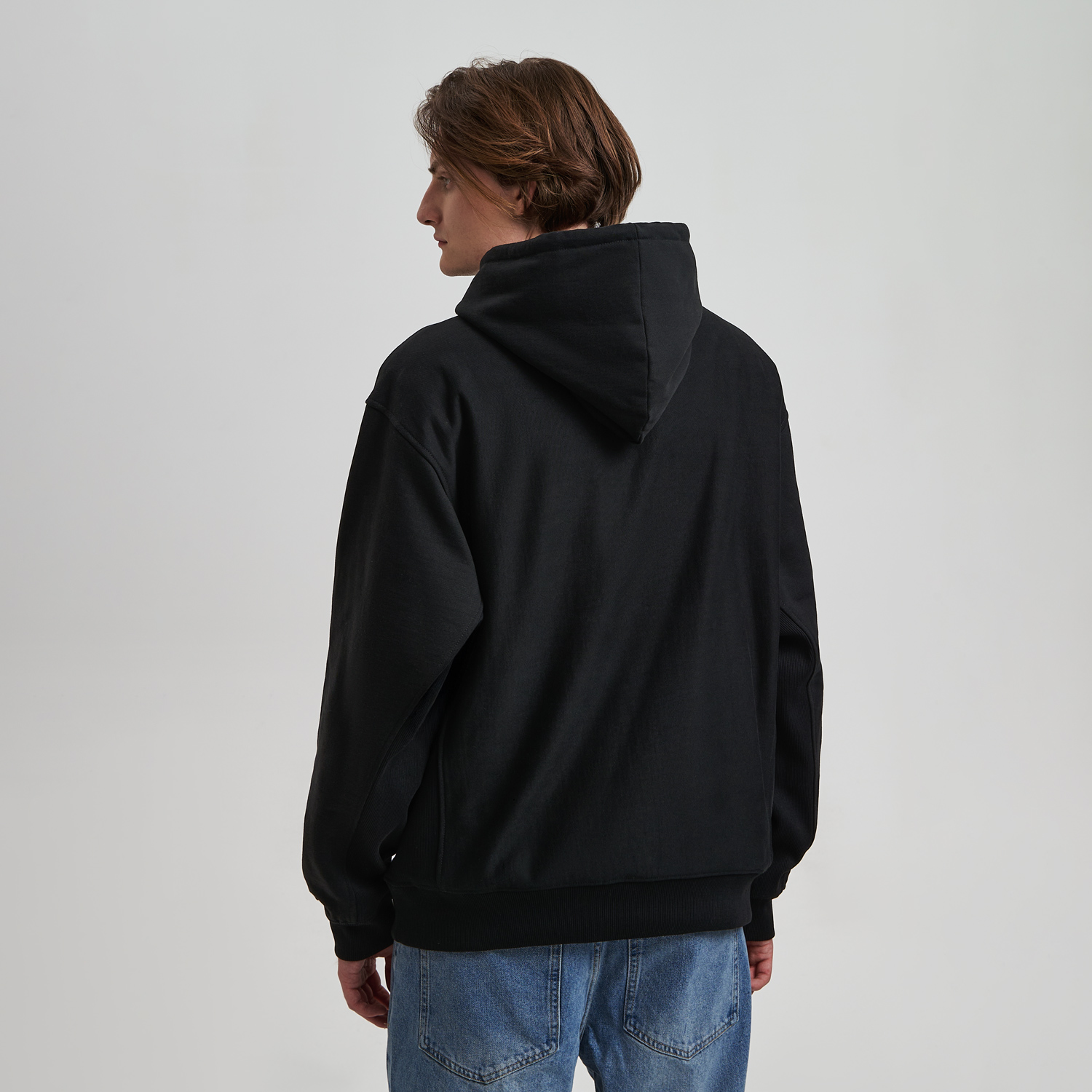 Худи релакс унисекс Адвенче (Adventure), черный, размер 3XL/4XL-5