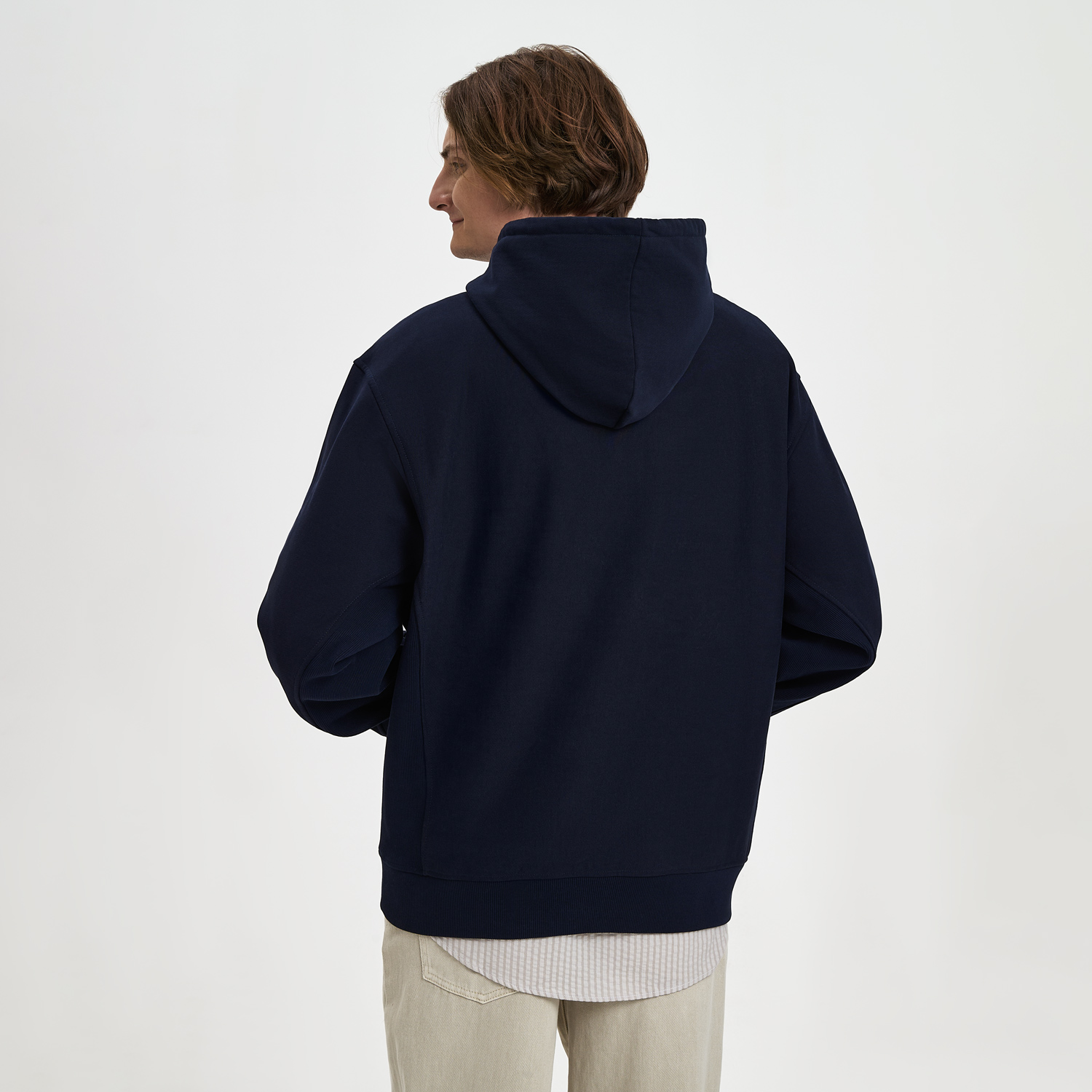 Худи релакс унисекс Адвенче (Adventure), темно-синий, размер 3XL/4XL-5