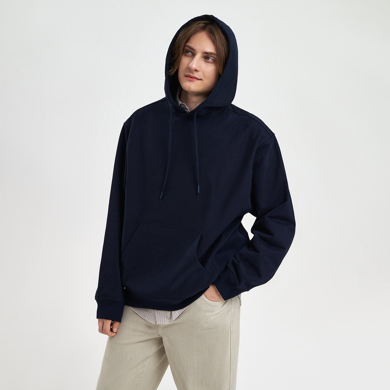 Худи релакс унисекс Адвенче (Adventure), темно-синий, размер 3XL/4XL-6