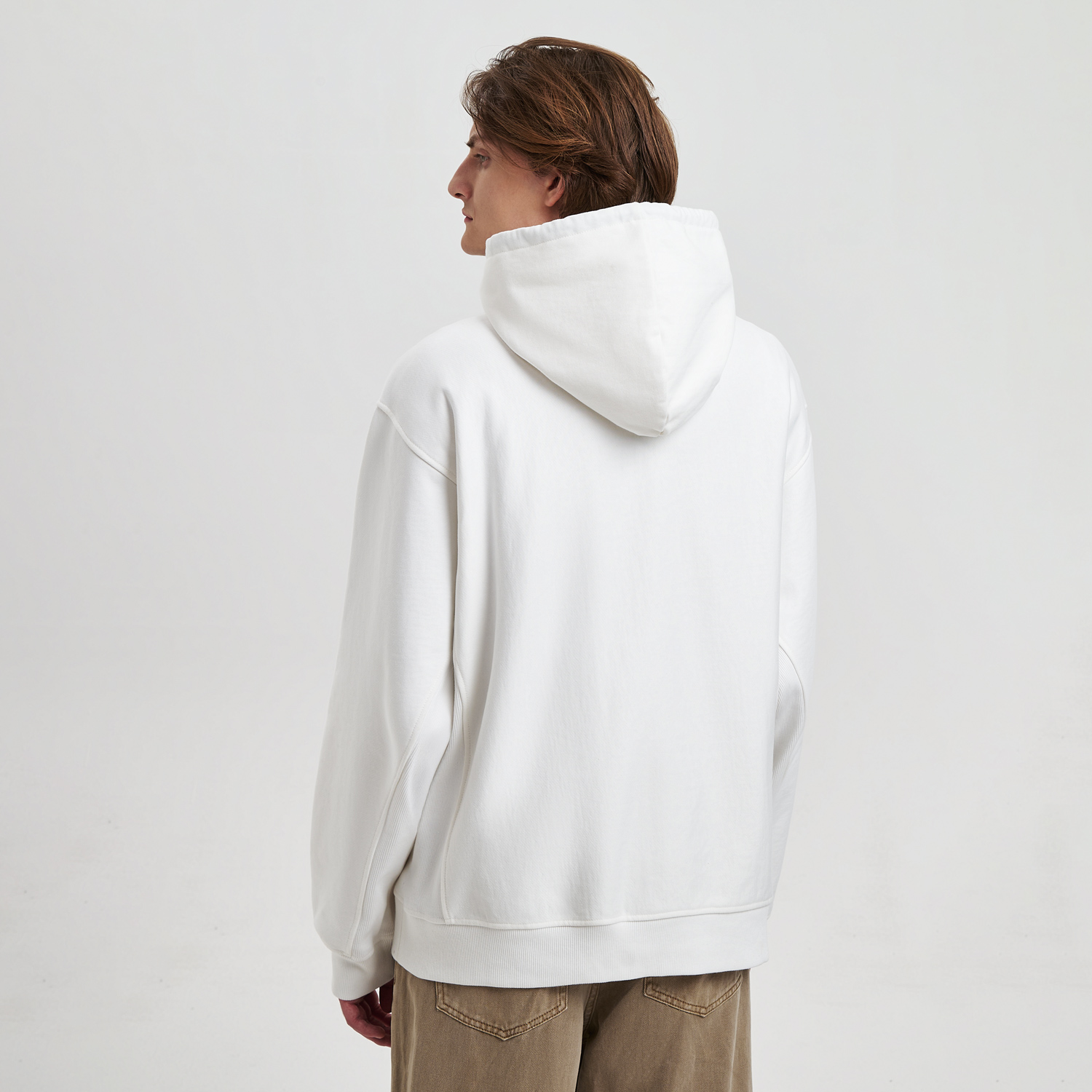 Худи релакс унисекс Адвенче (Adventure), белый, размер 3XL/4XL-5