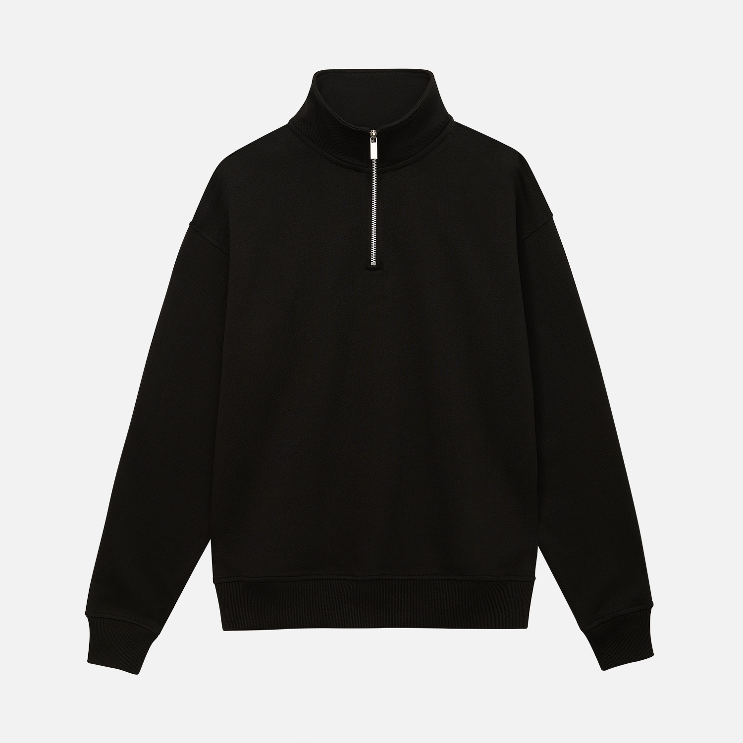 Толстовка на молнии унисекс Флоу (Flow), черная, размер 3XL/4XL-6