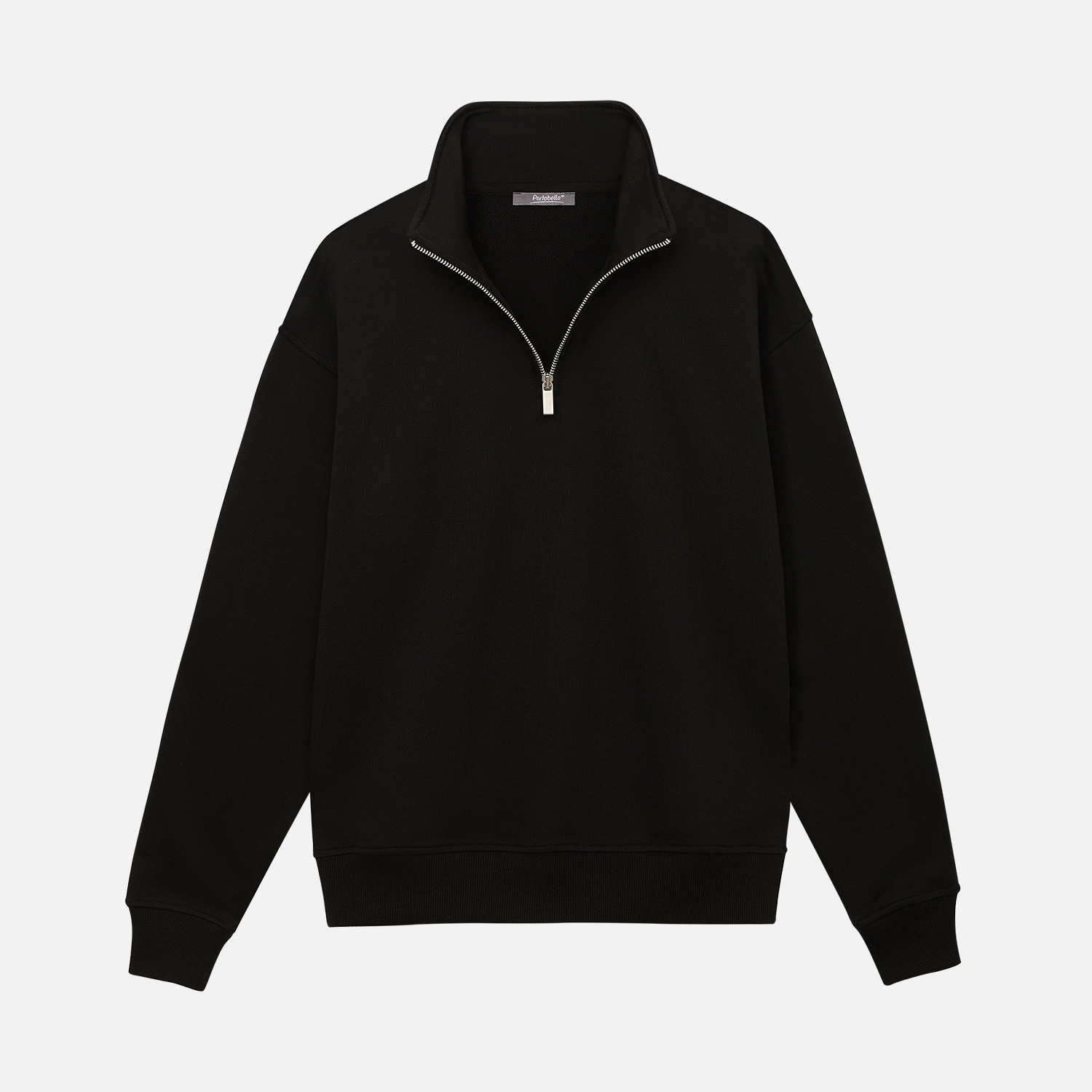 Толстовка на молнии унисекс Флоу (Flow), черная, размер 3XL/4XL-7