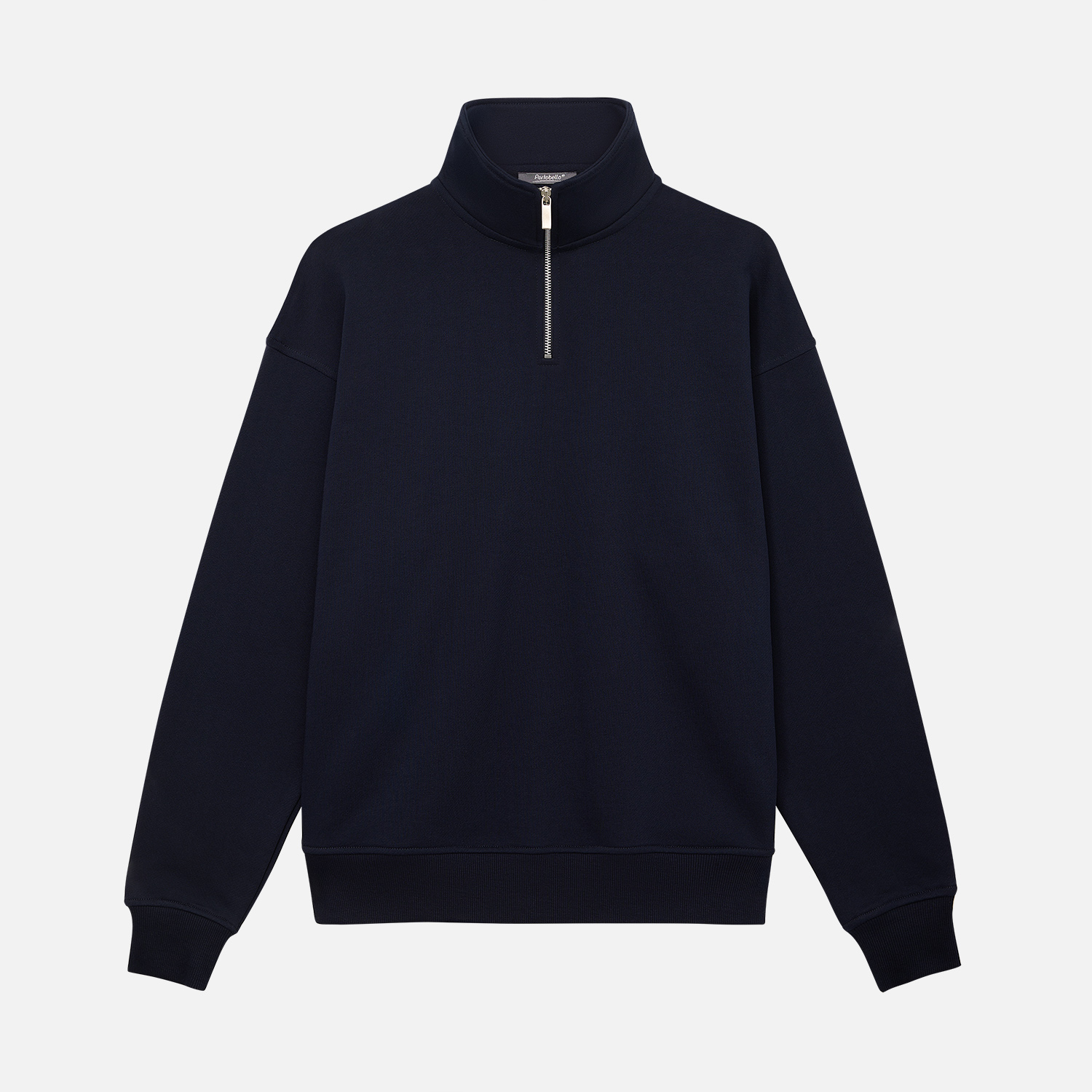 Толстовка на молнии унисекс Флоу (Flow), темно-синяя, размер 3XL/4XL-6