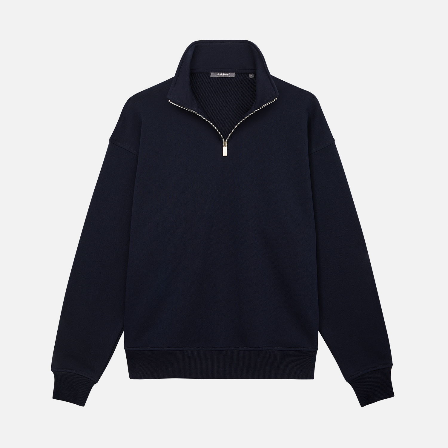 Толстовка на молнии унисекс Флоу (Flow), темно-синяя, размер 3XL/4XL-7