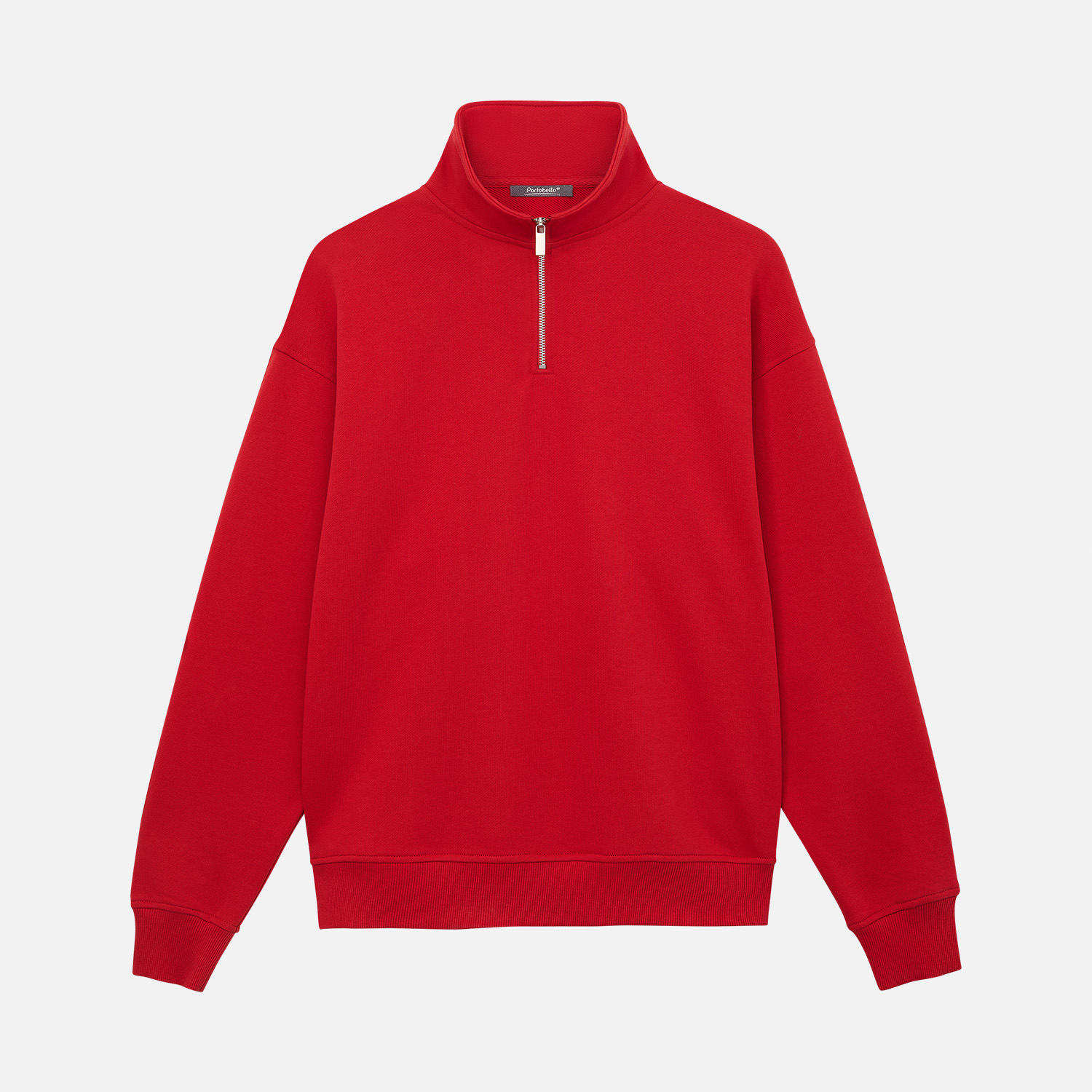 Толстовка на молнии унисекс Флоу (Flow), красная, размер 3XL/4XL-6