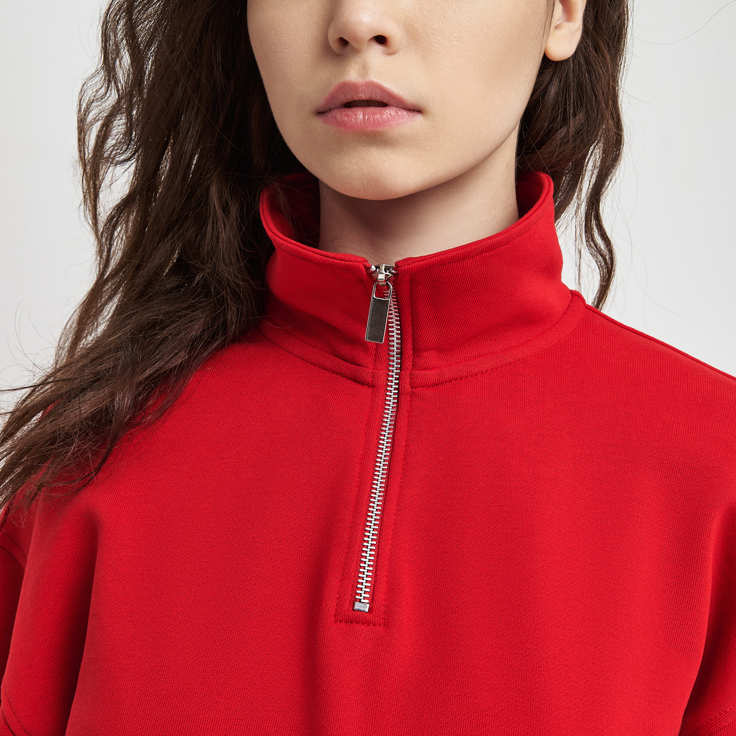 Толстовка на молнии унисекс Флоу (Flow), красная, размер 3XL/4XL-10