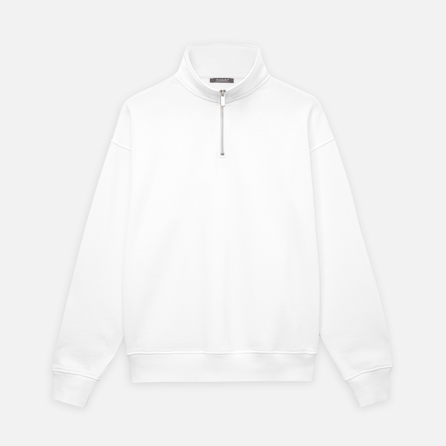 Толстовка на молнии унисекс Флоу (Flow), белая, размер 3XL/4XL-6
