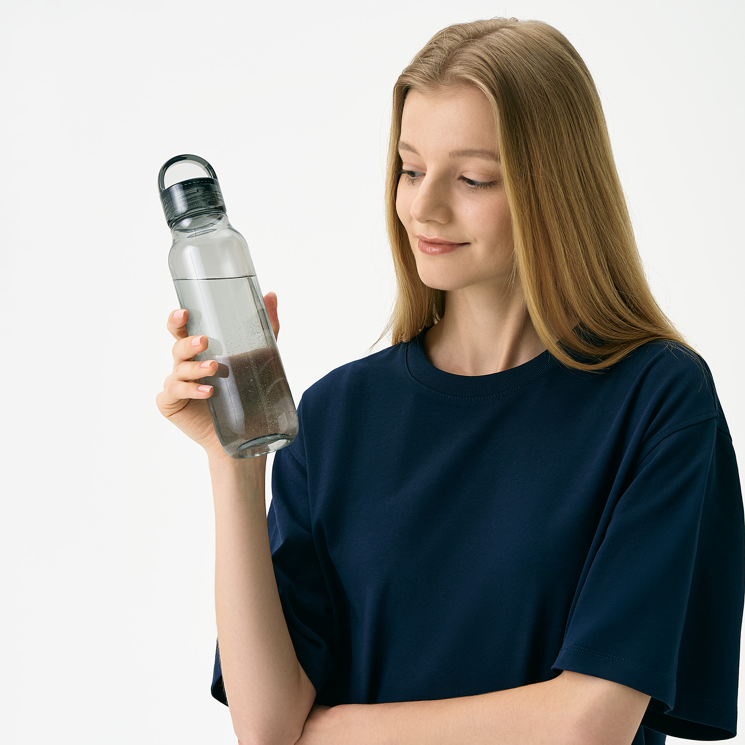 Бутылка для воды Импульс (Impulse), черная, под полную запечатку-12