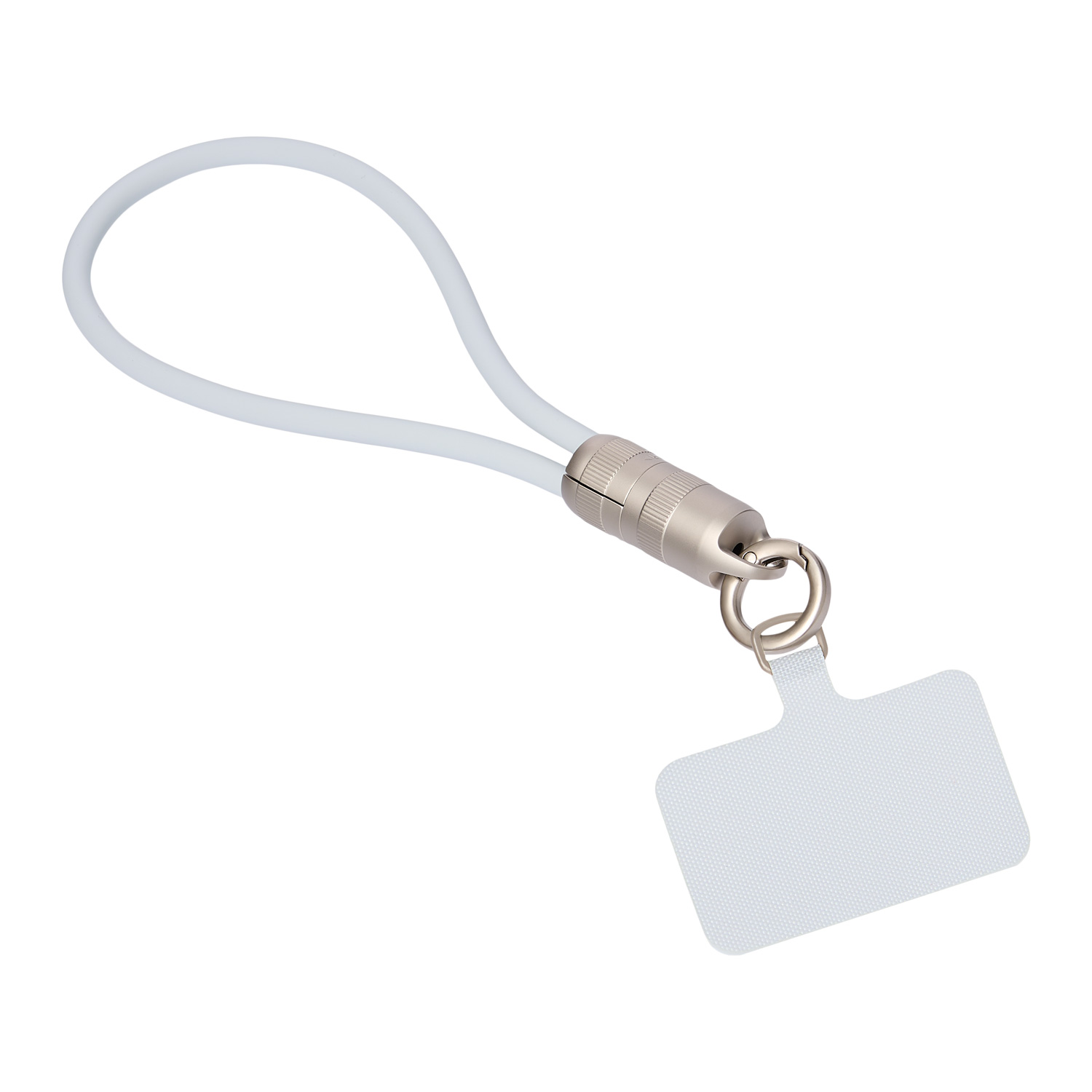 Кабель-ланьярд Корд (Cord), светло-серый-1