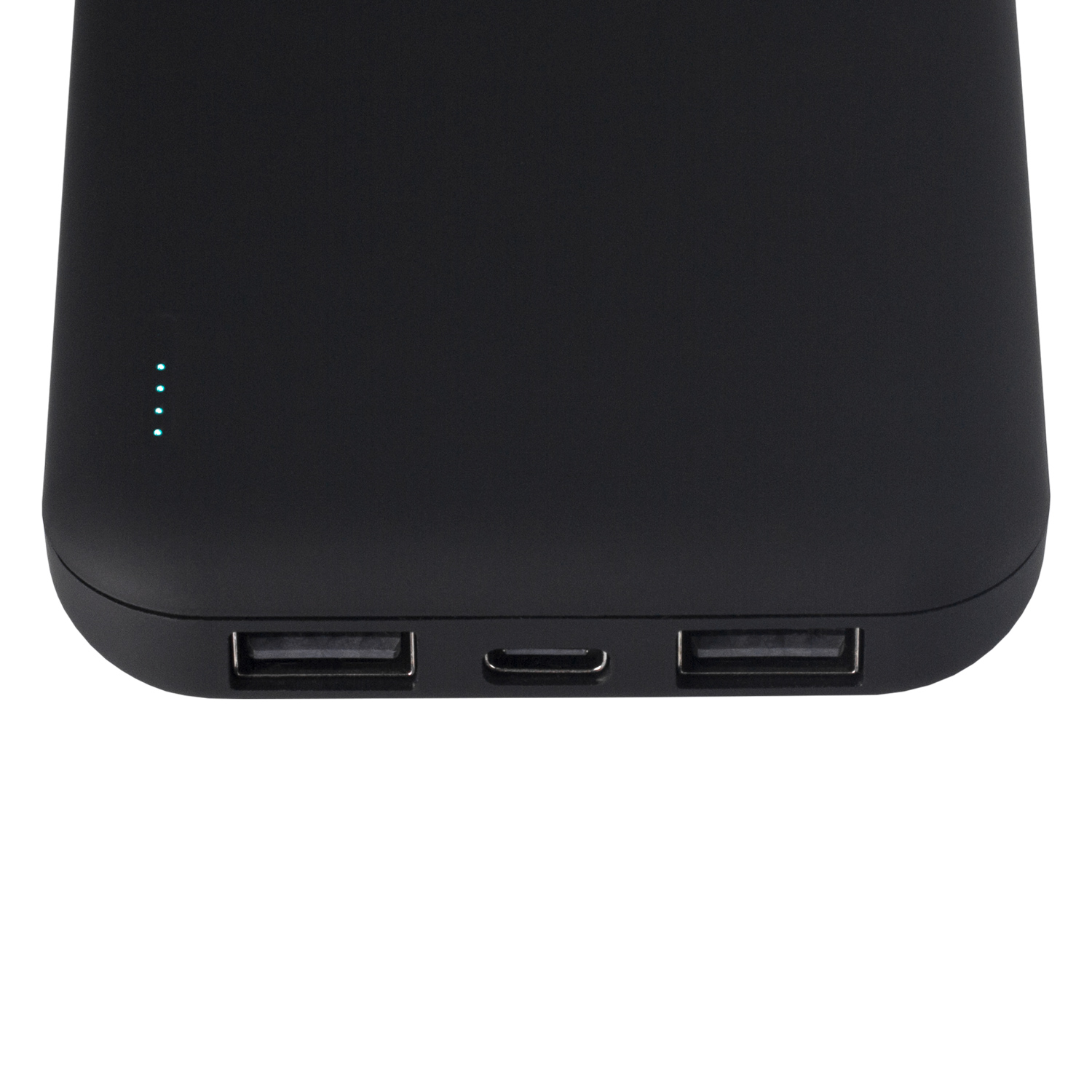 Внешний аккумулятор с подсветкой Люче (Luce) 10000 mAh, черный-4