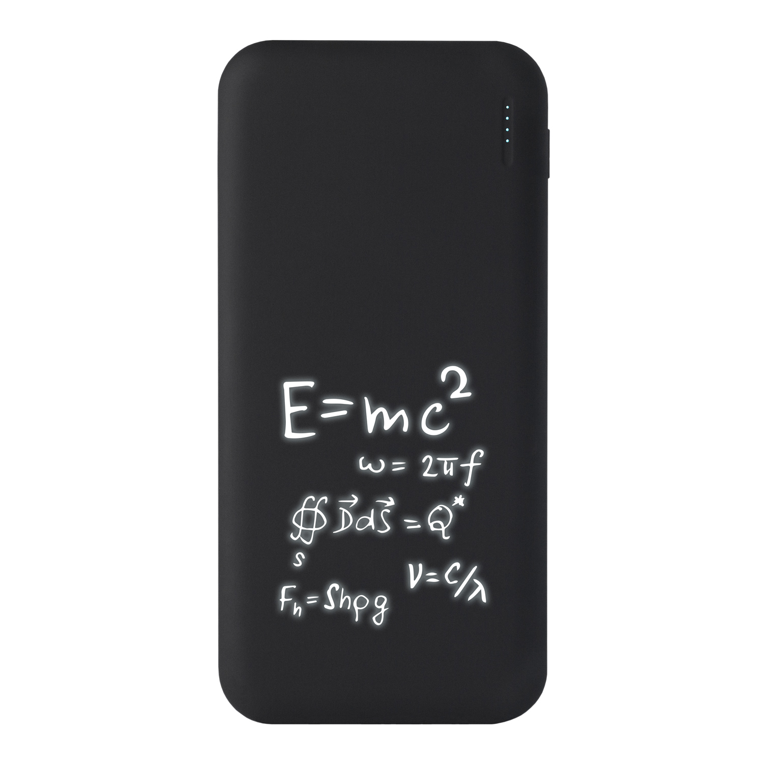 Внешний аккумулятор с подсветкой Люче (Luce) 10000 mAh, черный-7