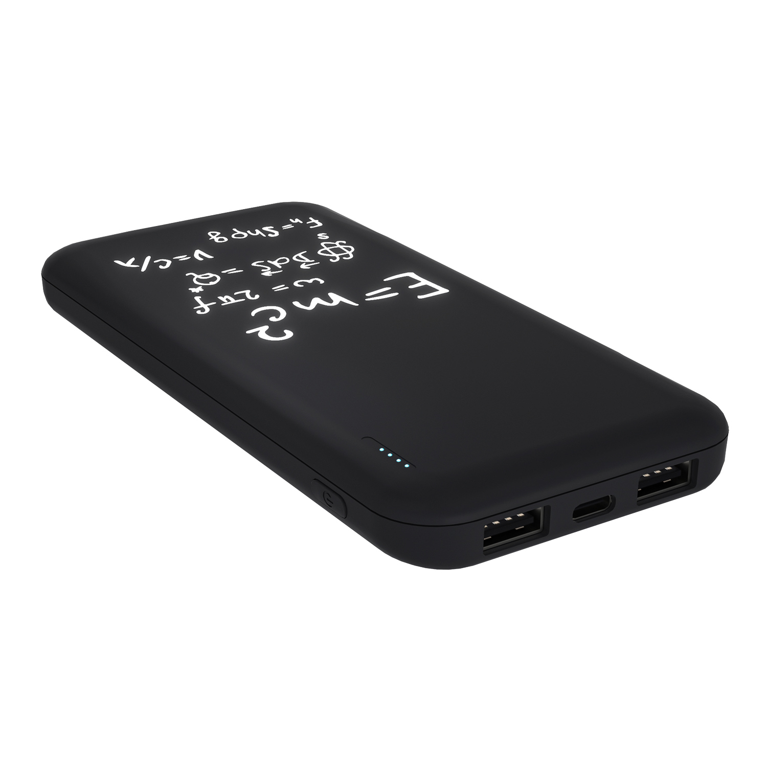 Внешний аккумулятор с подсветкой Люче (Luce) 10000 mAh, черный-9