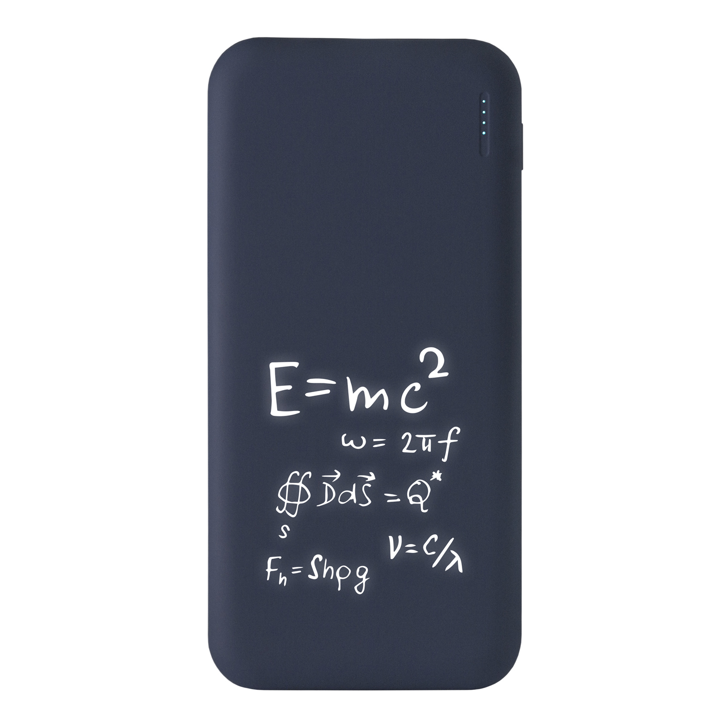Внешний аккумулятор с подсветкой Люче (Luce) 10000 mAh, синий-7