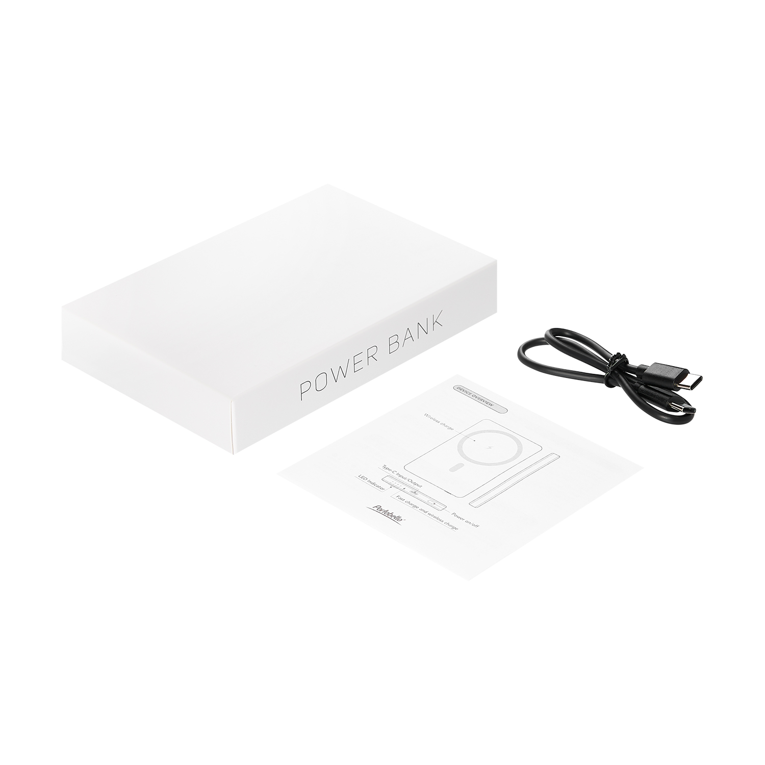 Внешний аккумулятор Атлантис (Atlantis) PD 5000mAh с функцией беспроводной зарядки 15W, черный-13