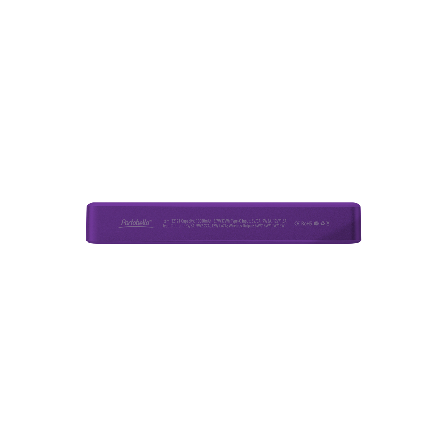 Внешний аккумулятор Атлантис Плюс PD (Atlantis PD Plus) 10000mAh с функцией беспроводной зарядки 15W, фиолетовый-4