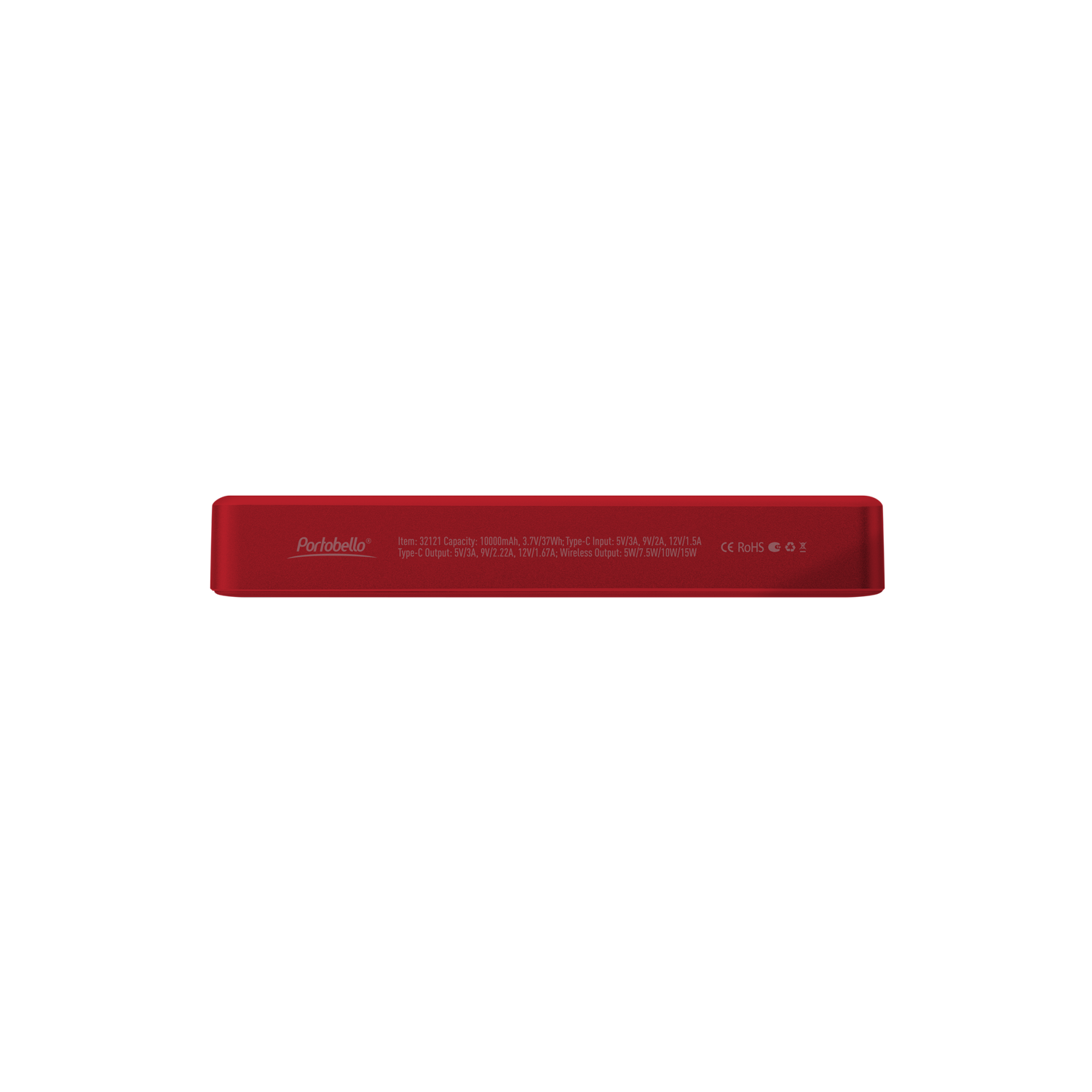 Внешний аккумулятор Атлантис Плюс PD (Atlantis PD Plus) 10000mAh с функцией беспроводной зарядки 15W, красный-4