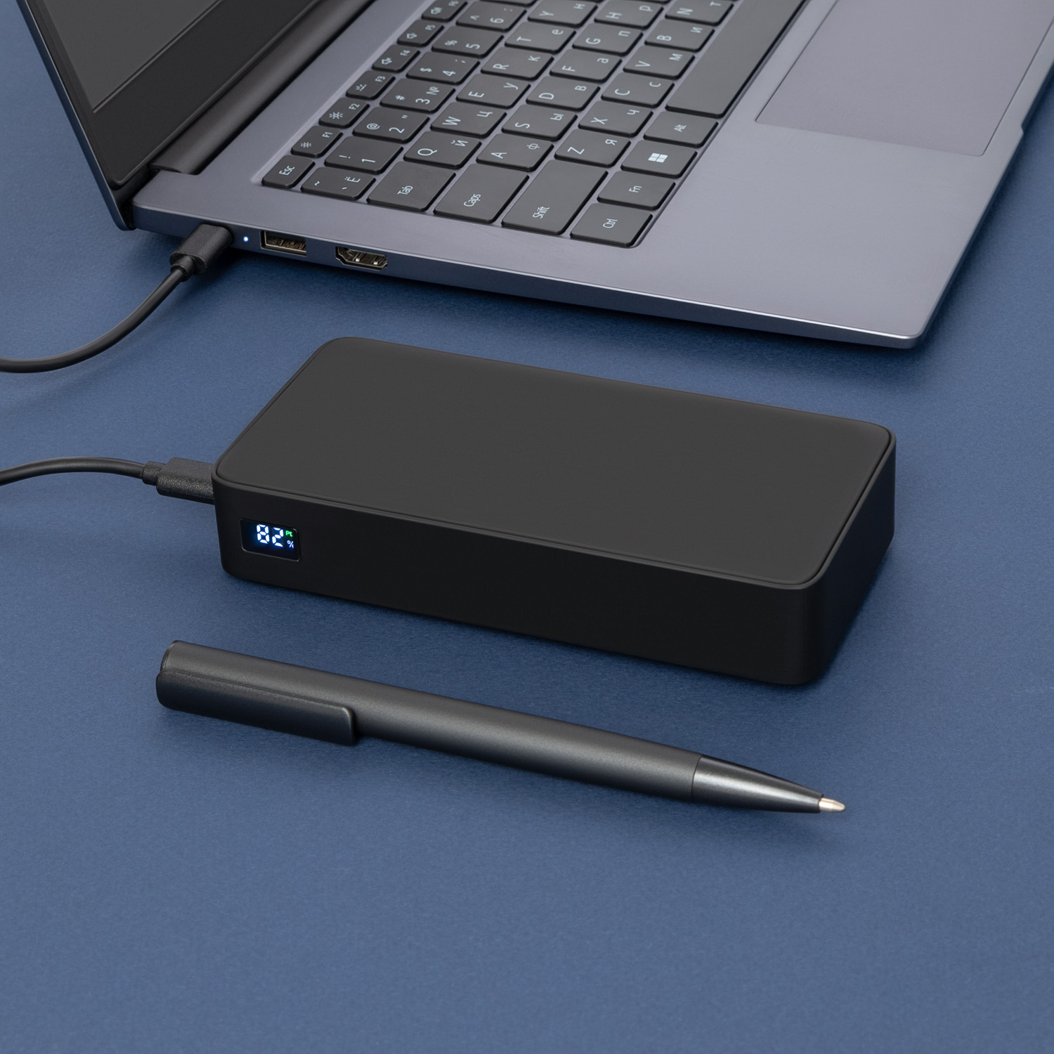 Внешний аккумулятор с подсветкой Анкор Плюс PD (Ancor PD Plus) 20000 mAh, черный-18
