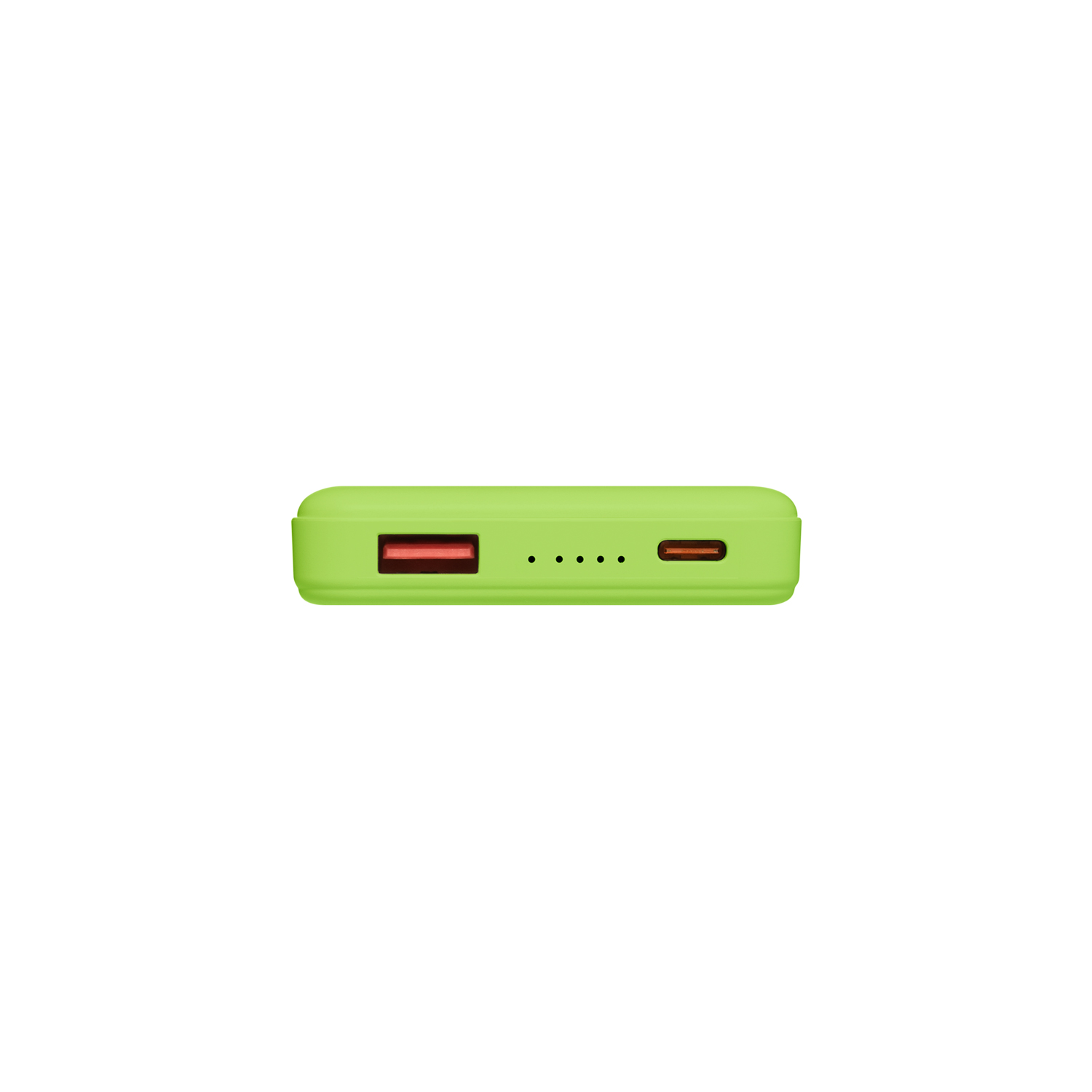 Внешний аккумулятор Ларго PD (Largo PD) 5000mAh с функцией беспроводной зарядки 15W, салатовый-5
