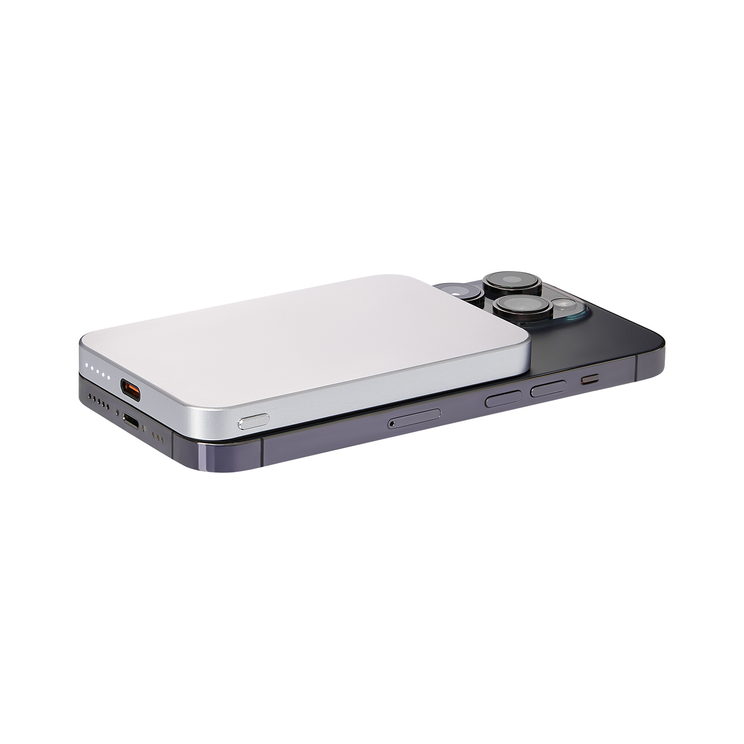 Внешний аккумулятор Артекс PD (Artex PD) 5000mAh с функцией беспроводной зарядки 15W, серебряный-15