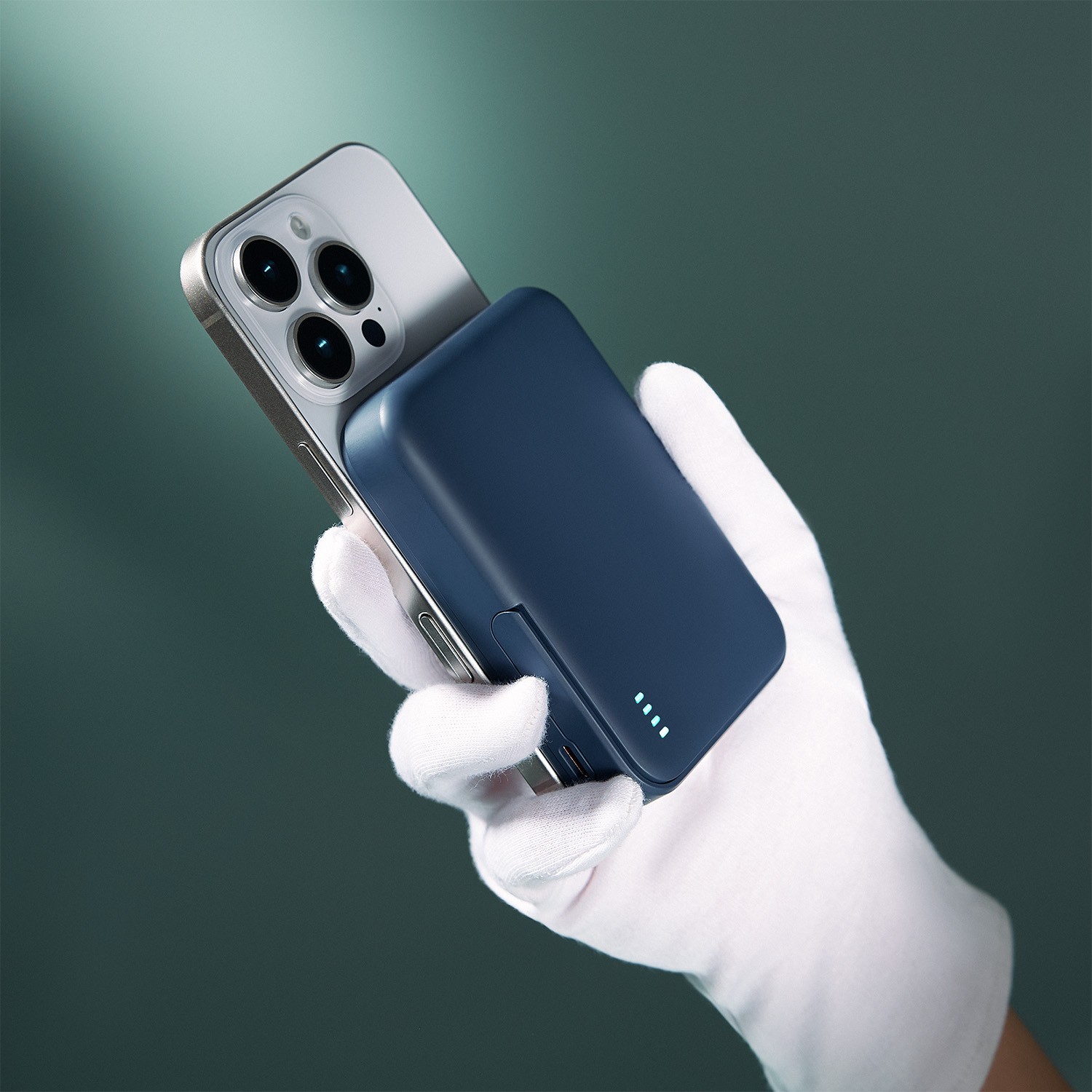 Внешний аккумулятор Юнион PD (Union PD) 10000mAh с функцией беспроводной зарядки 15W, синий-21