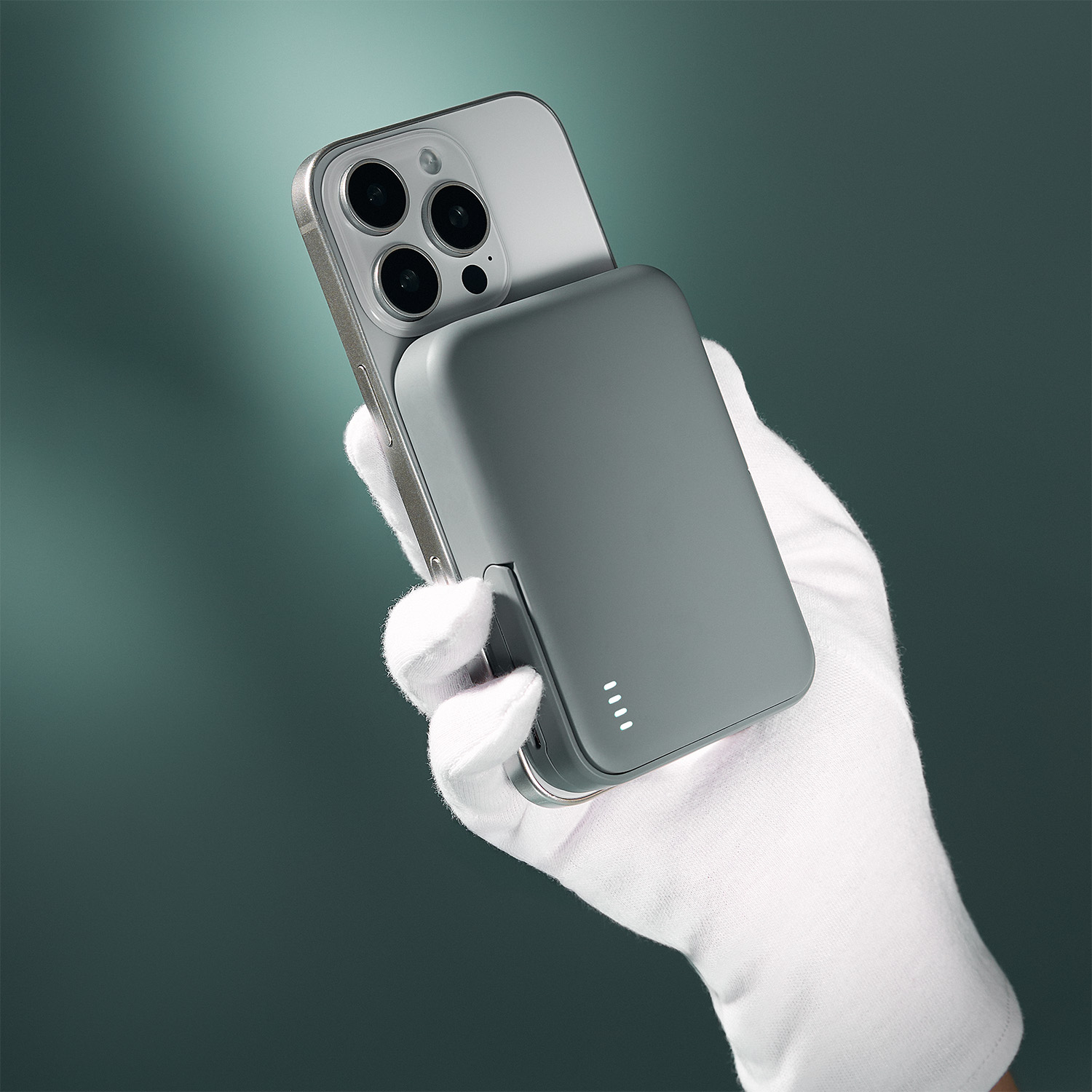 Внешний аккумулятор Юнион PD (Union PD) 10000mAh с функцией беспроводной зарядки 15W, серый-18