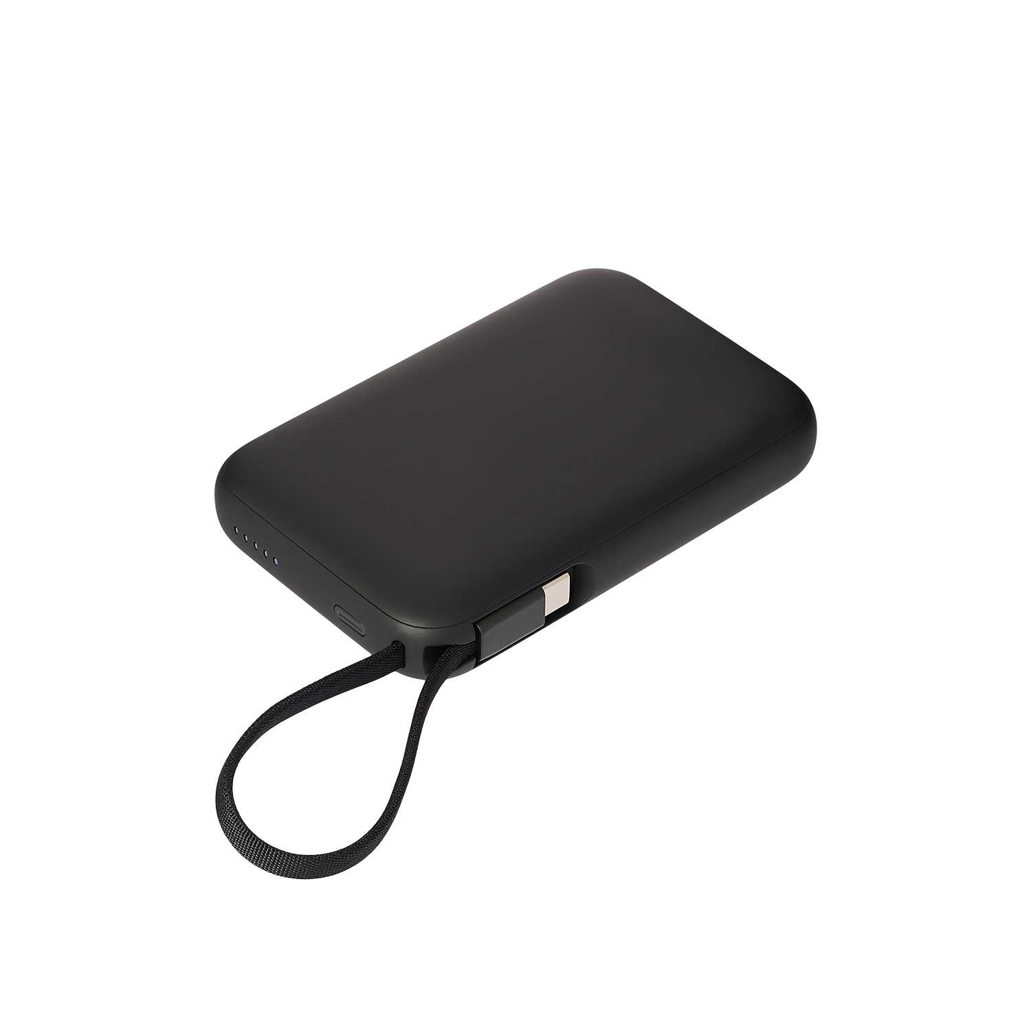 Внешний аккумулятор Комбо (Combo) 4-в-1 10000mAh с функцией беспроводной зарядки 15W, черный-4