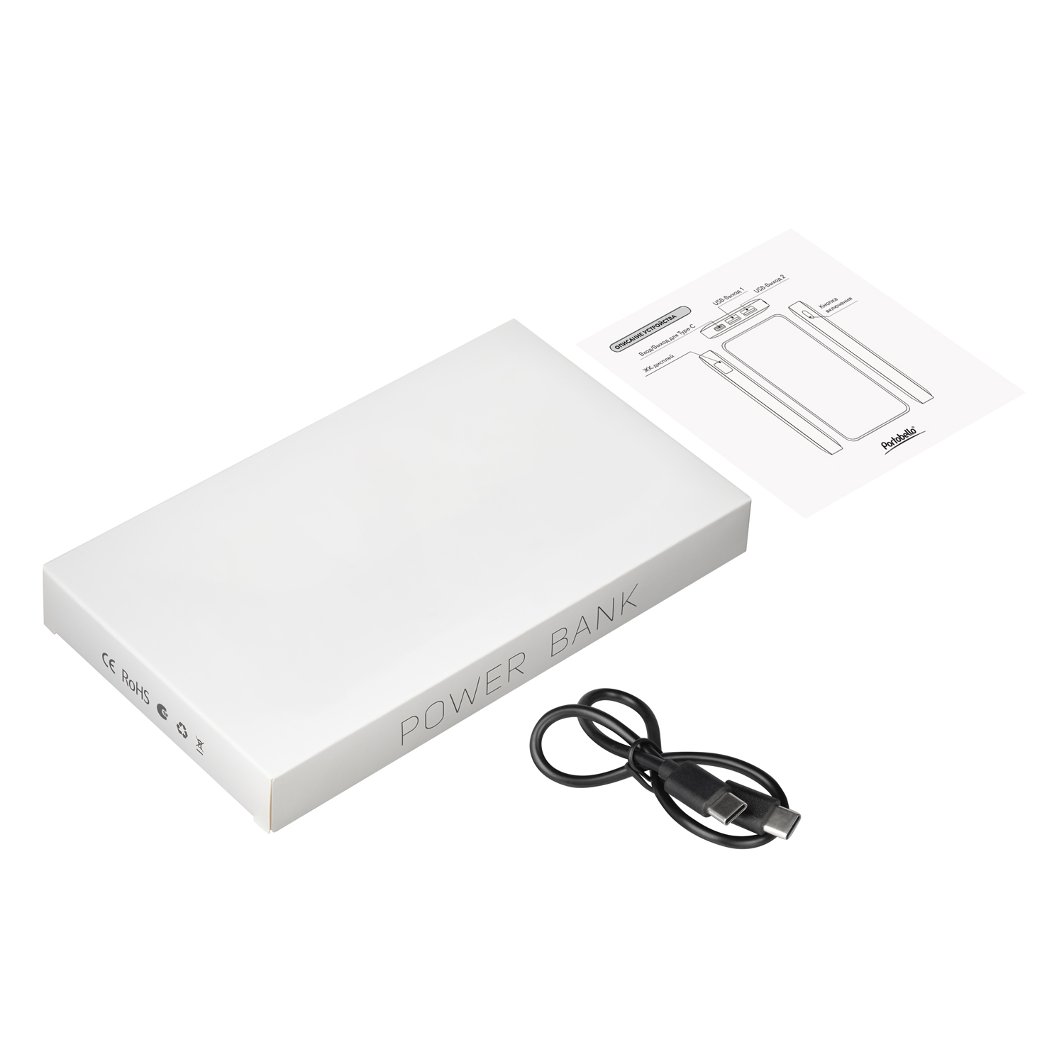 Внешний аккумулятор с подсветкой Анкор Плюс PD (Ancor PD Plus) 10000 mAh, синий-12