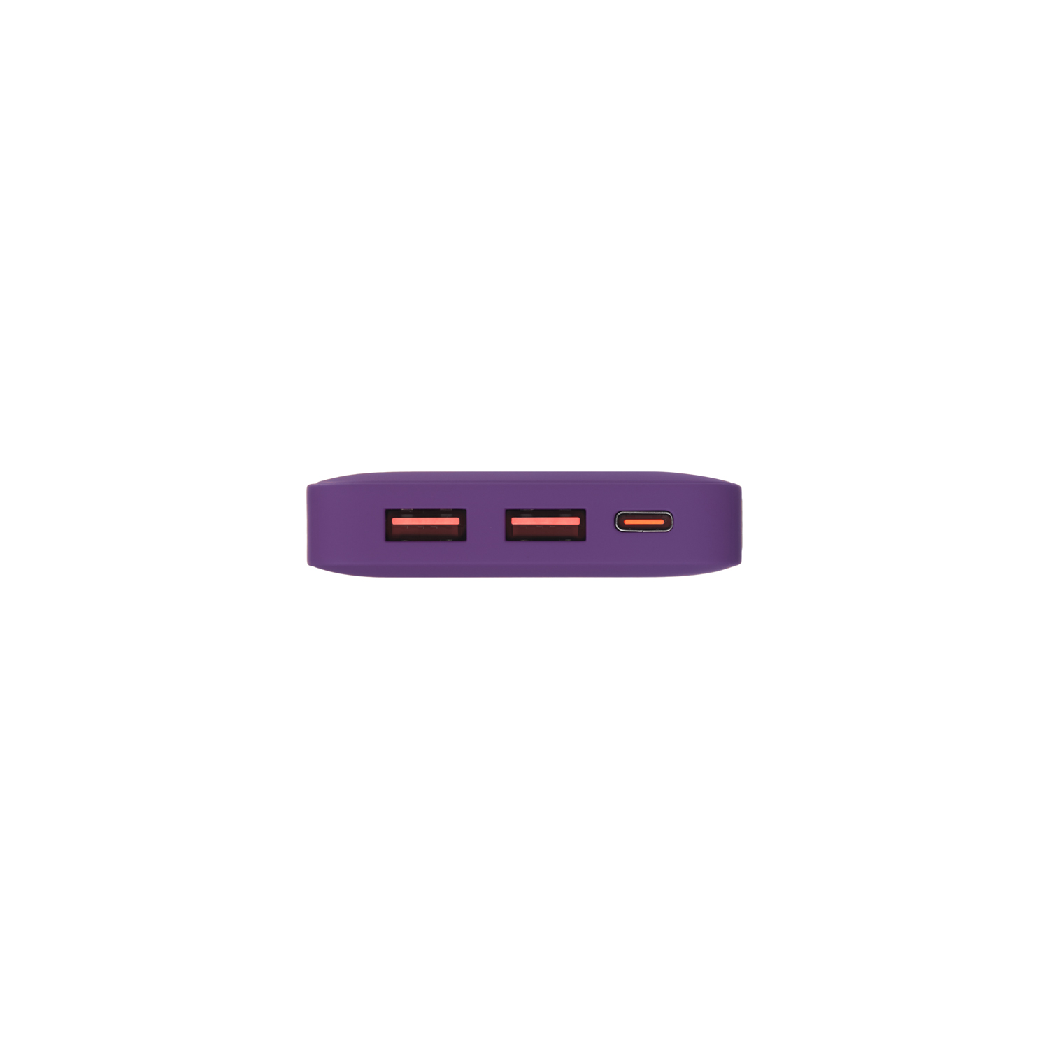 Внешний аккумулятор с подсветкой Анкор Плюс PD (Ancor PD Plus) 10000 mAh, фиолетовый-5