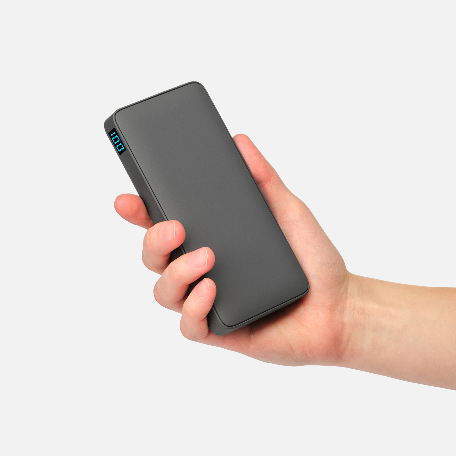 Внешний аккумулятор с подсветкой Анкор Плюс PD (Ancor PD Plus) 10000 mAh, серый-6