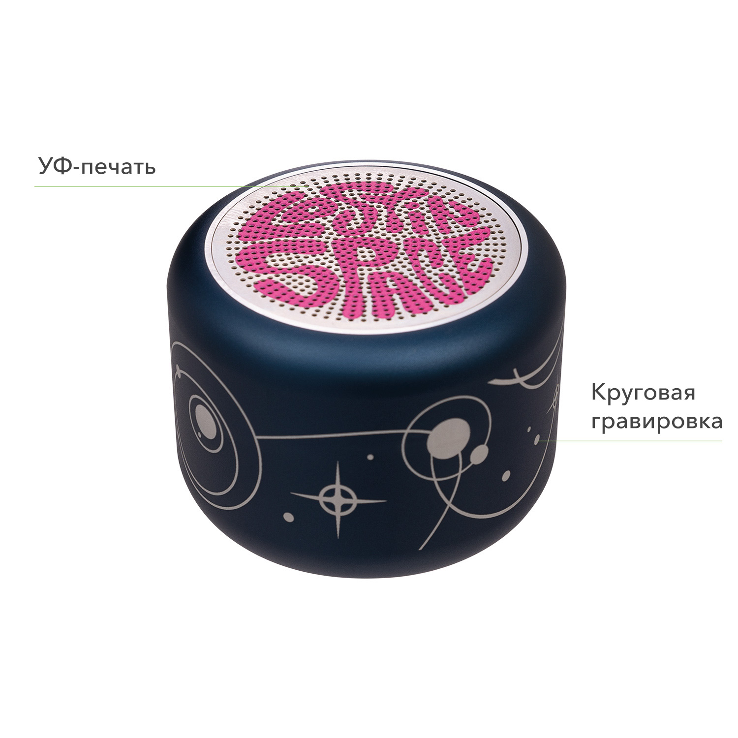 Беспроводная колонка Пэшн (Passion) 80dB 600 mAh (Bluetooth 5.4), синяя-16