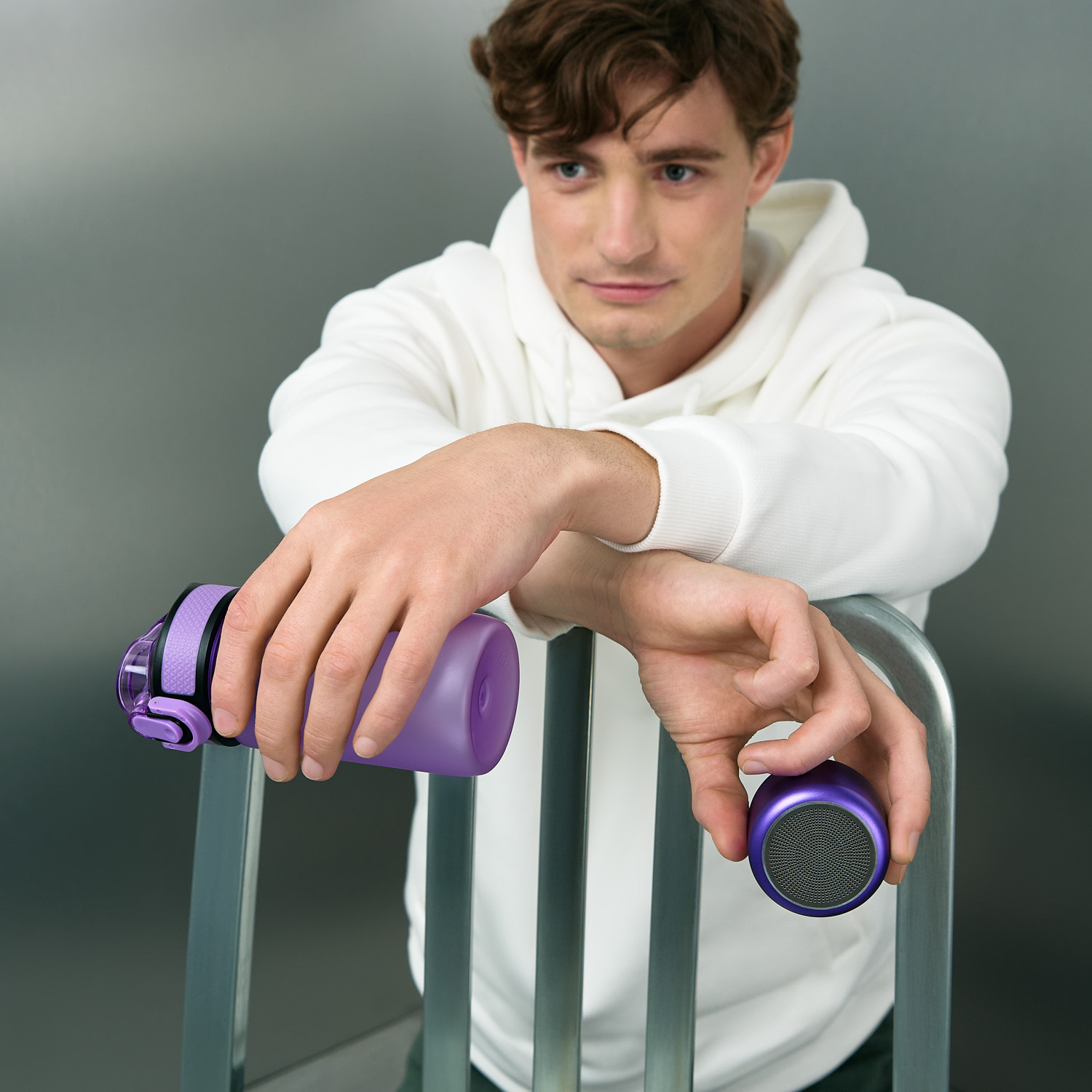 Беспроводная колонка Пэшн (Passion) 80dB 600 mAh (Bluetooth 5.4), фиолетовая-14